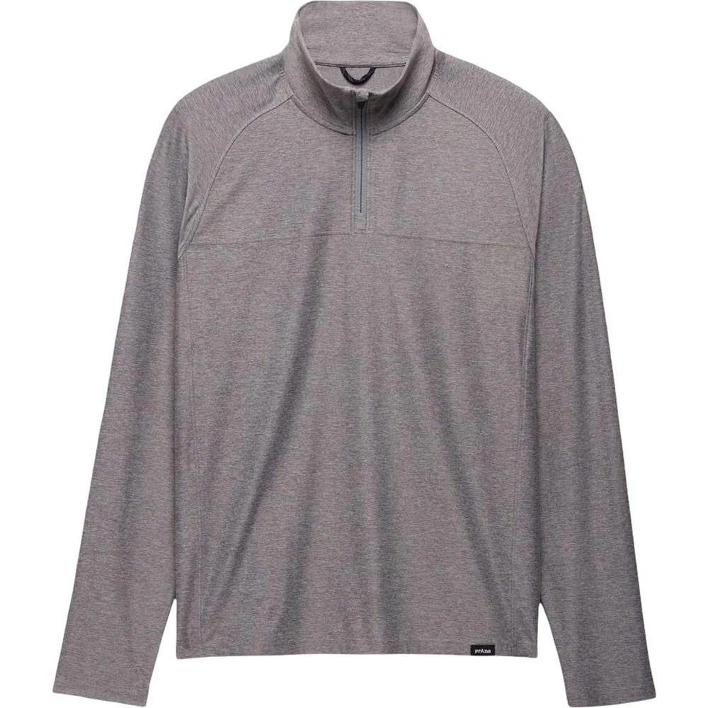 prAna - Mens Altitude Tracker Lightweight Quarter Zip Long Sleeve Top - Image 4