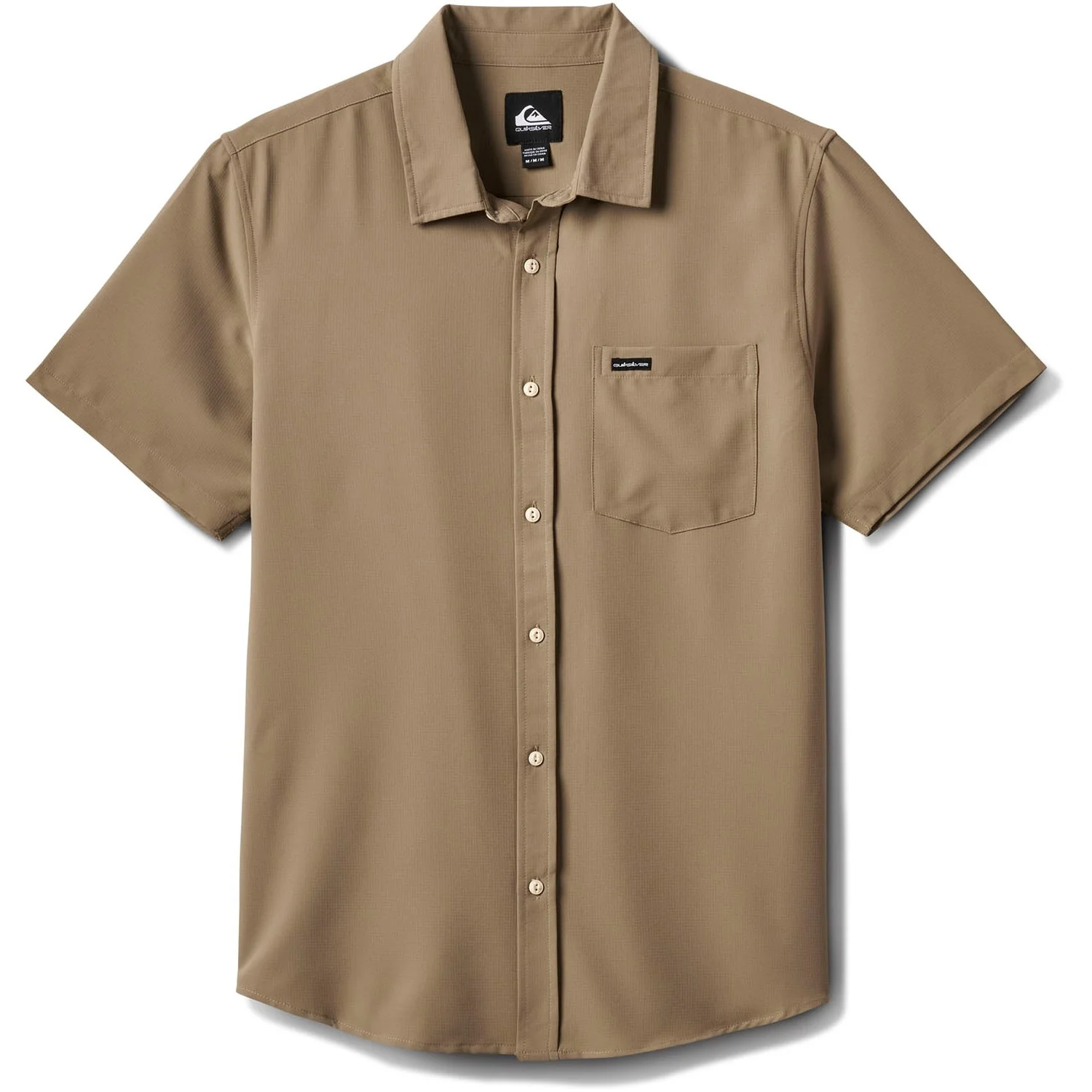 Quiksilver - Mens Allport Classic Short Sleeve Woven Shirt - Image 2