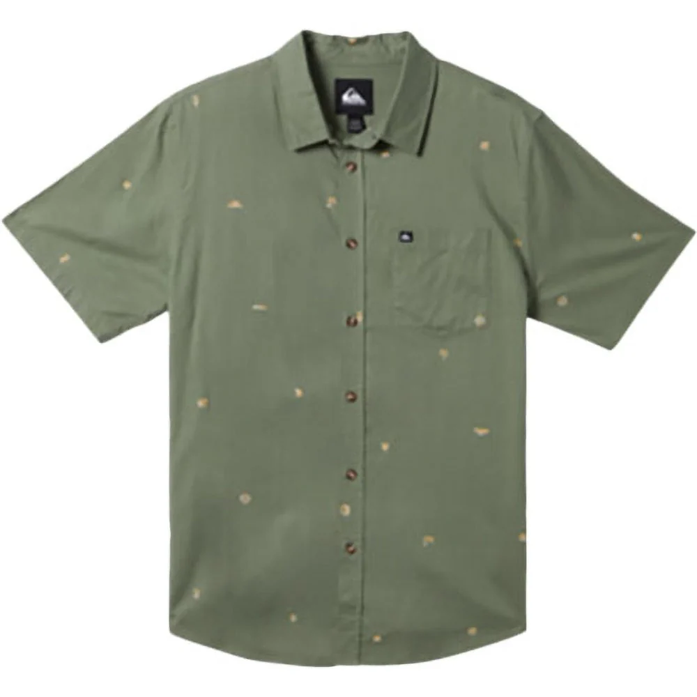 Quiksilver - Mens Apero Classic Short Sleeve Shirt - Image 5