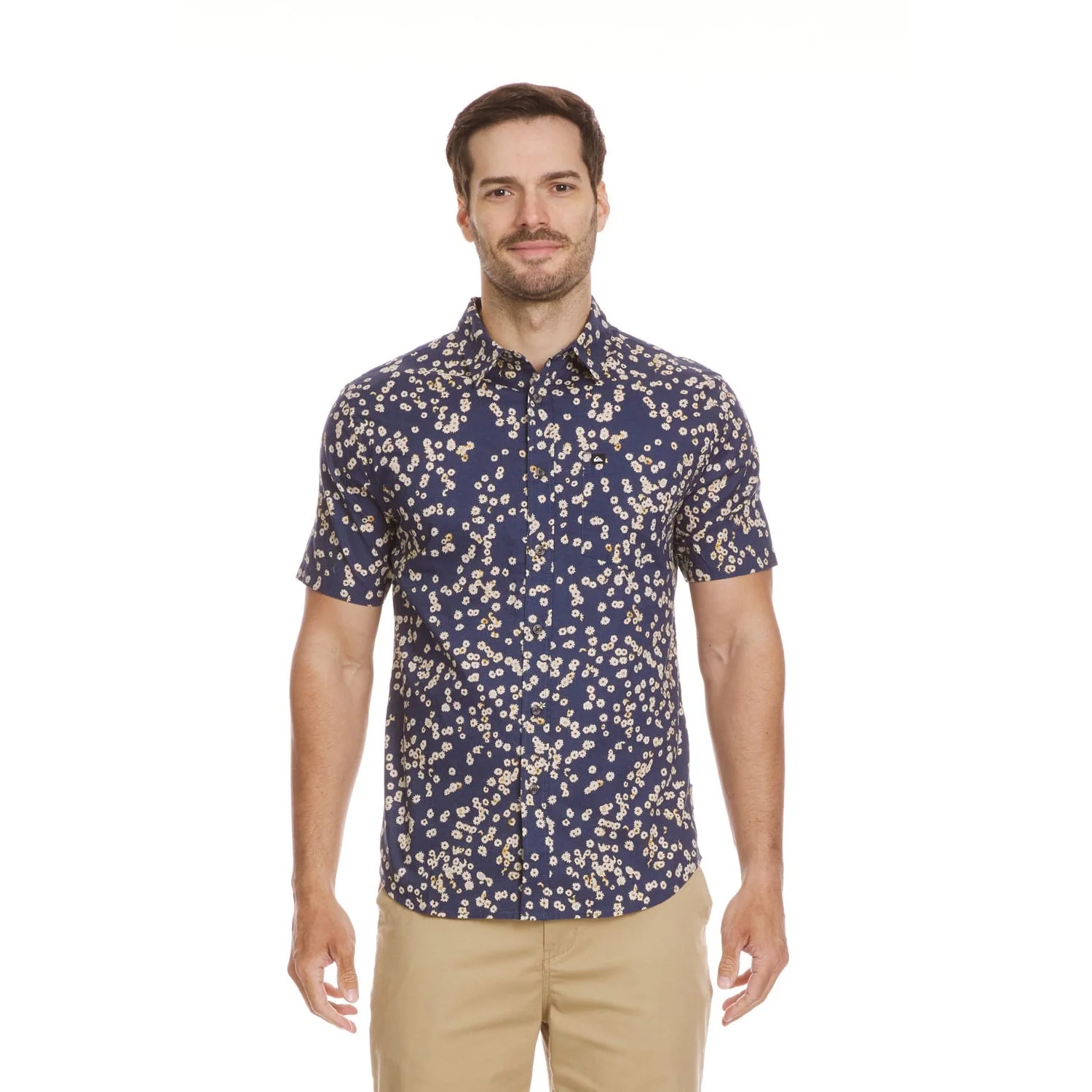 Quiksilver - Mens Apero Cosmic Fields Classic Short Sleeve Shirt - Image 5