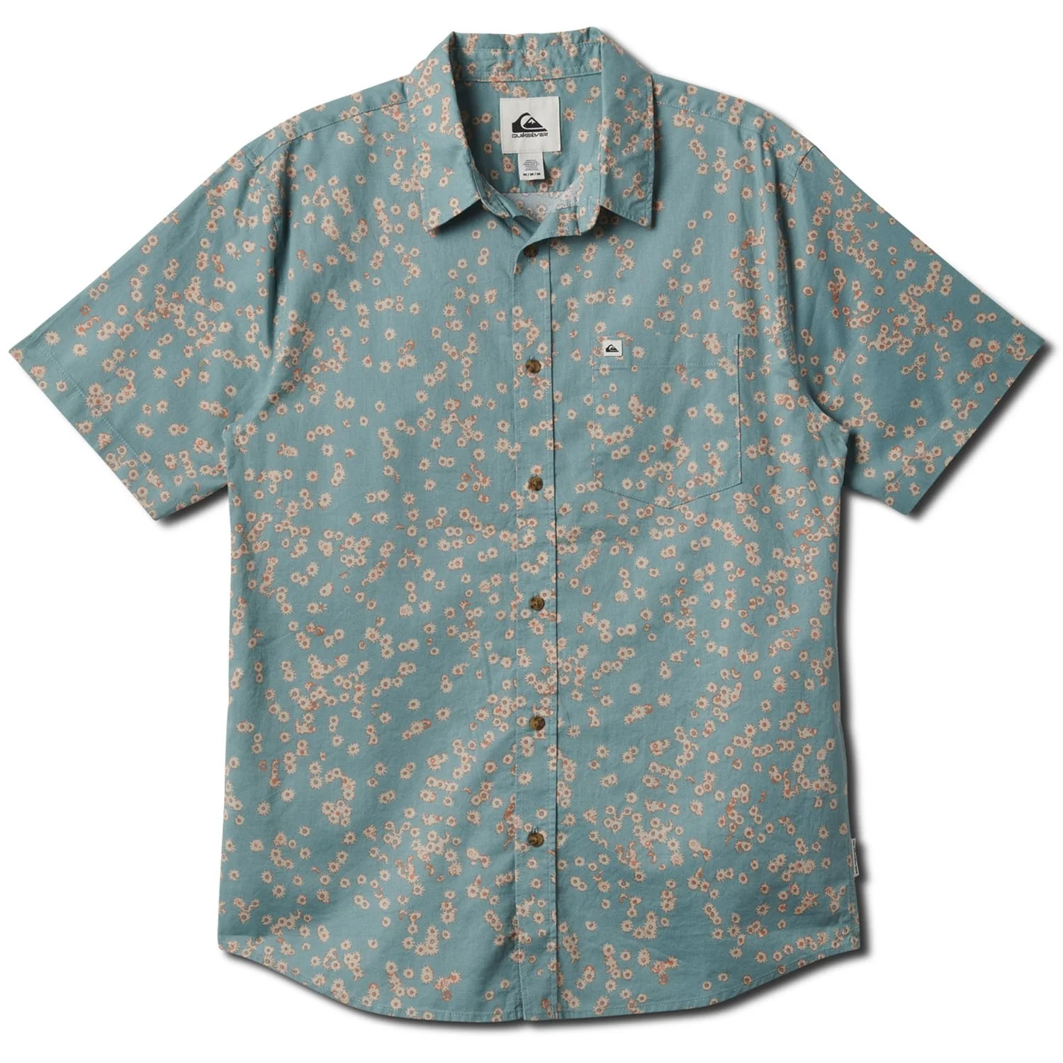 Quiksilver - Mens Apero Cosmic Fields Classic Short Sleeve Shirt - Image 7