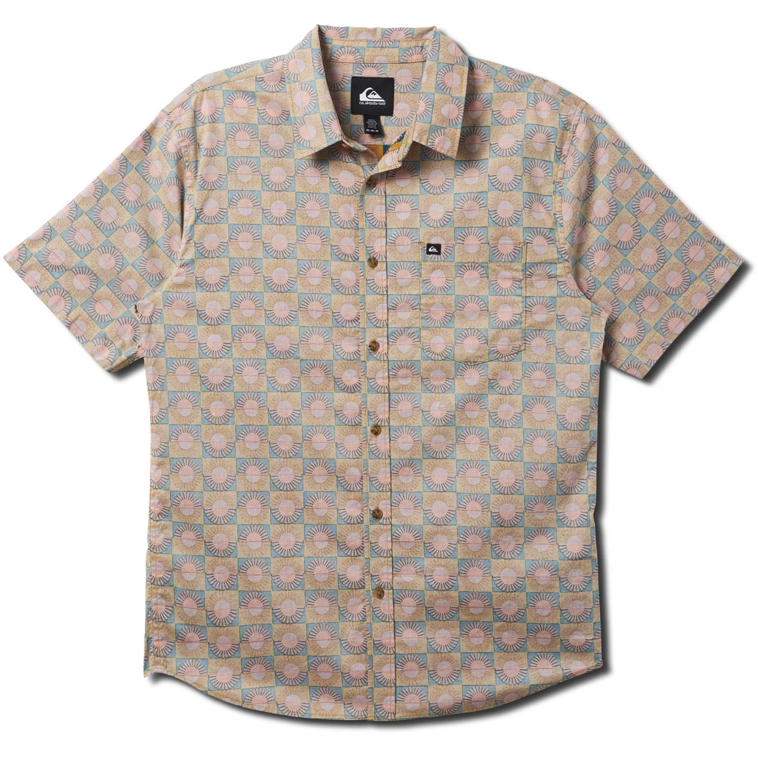 Quiksilver - Mens Apero Florever Classic Short Sleeve Shirt - Image 5
