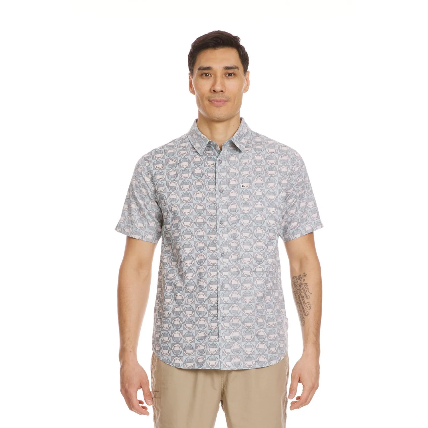 Quiksilver - Mens Apero Florever Classic Short Sleeve Shirt - Image 6