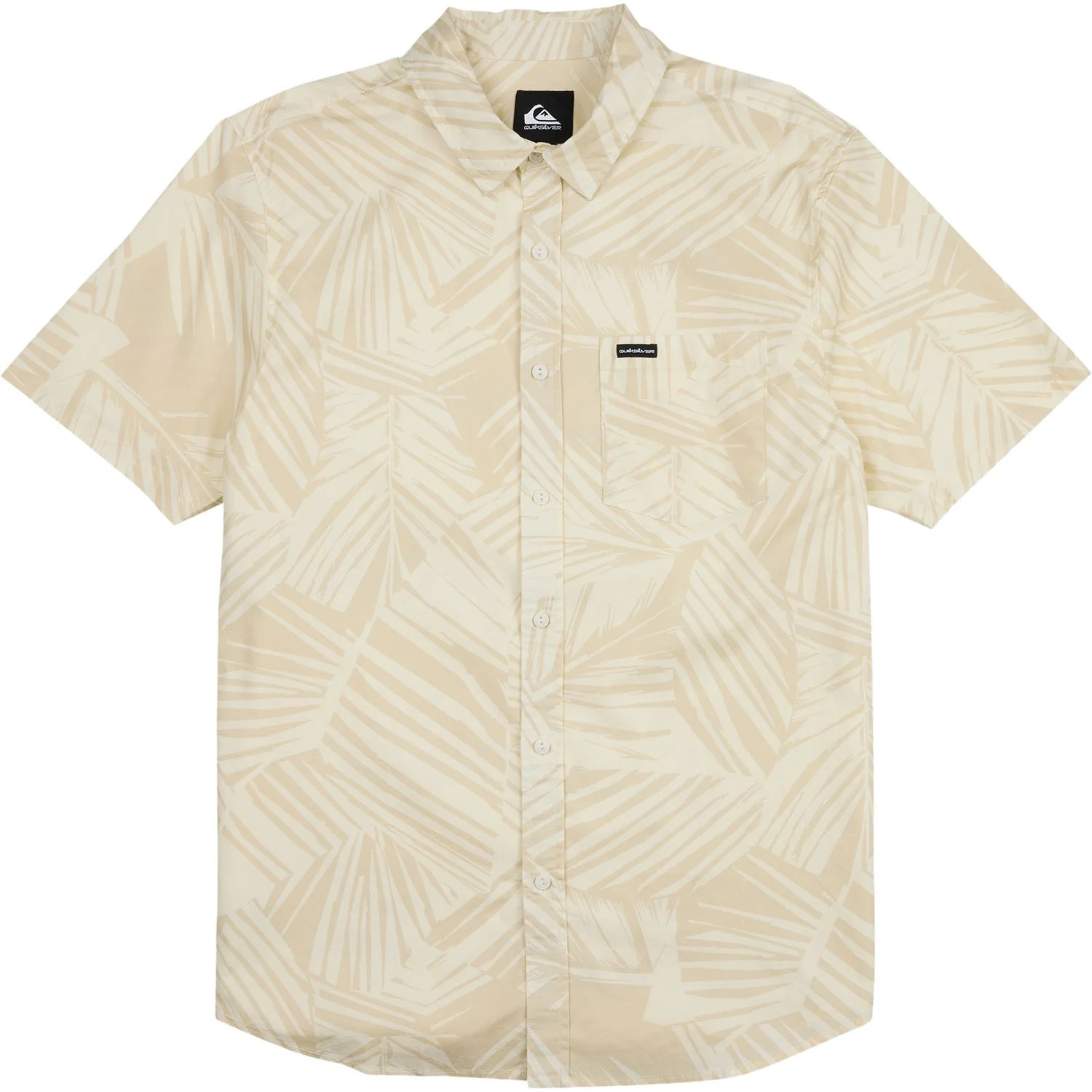 Quiksilver - Mens Aruba Palm Classic Stretch Short Sleeve Woven Shirt - Image 2