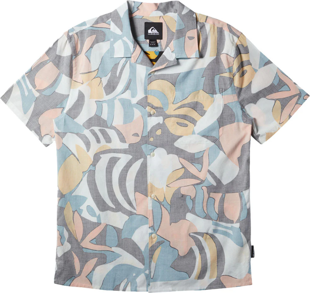 Quiksilver - Mens Beach Club Casual Short Sleeve Shirt - Image 3