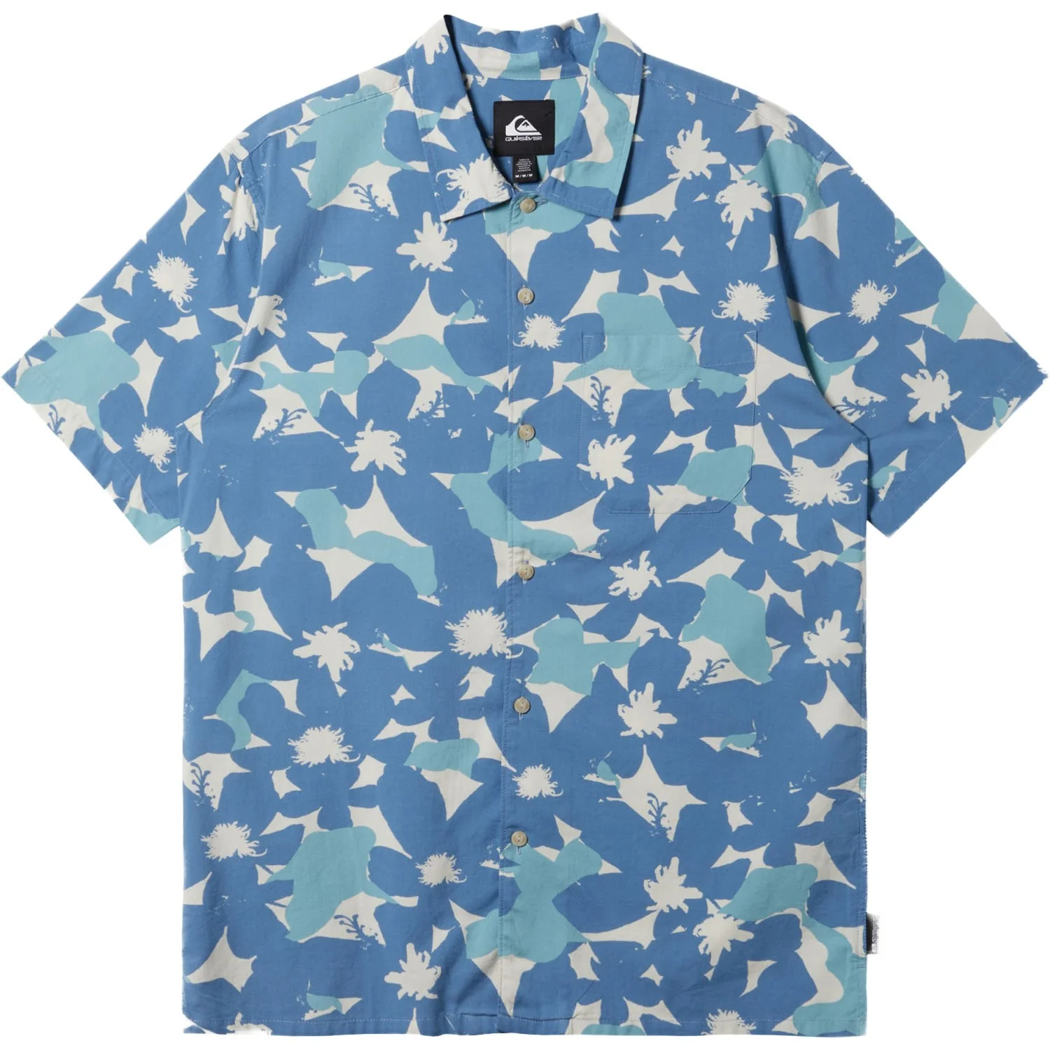 Quiksilver - Mens Beach Club Casual Short Sleeve Shirt