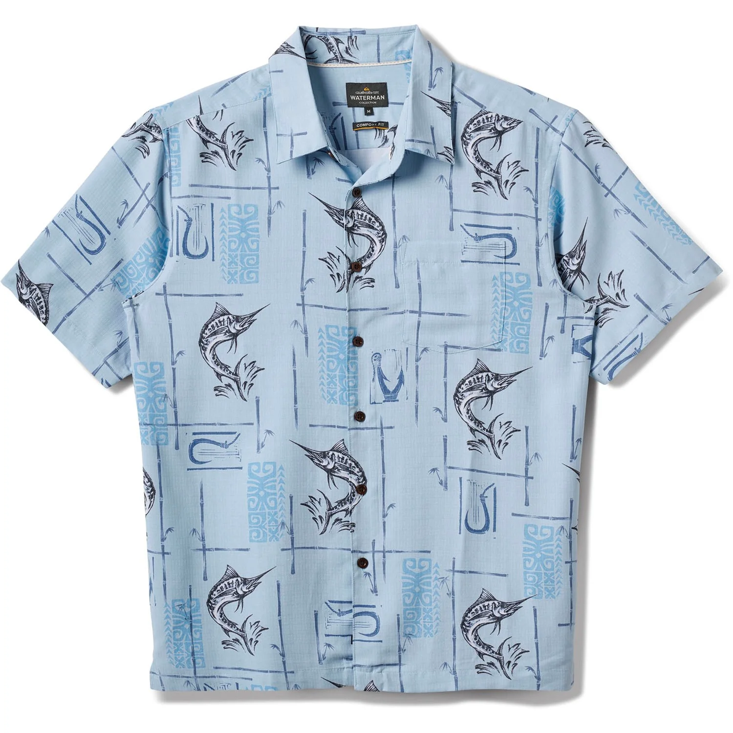 Quiksilver - Mens Big Day Short Sleeve Woven Shirt - Image 3