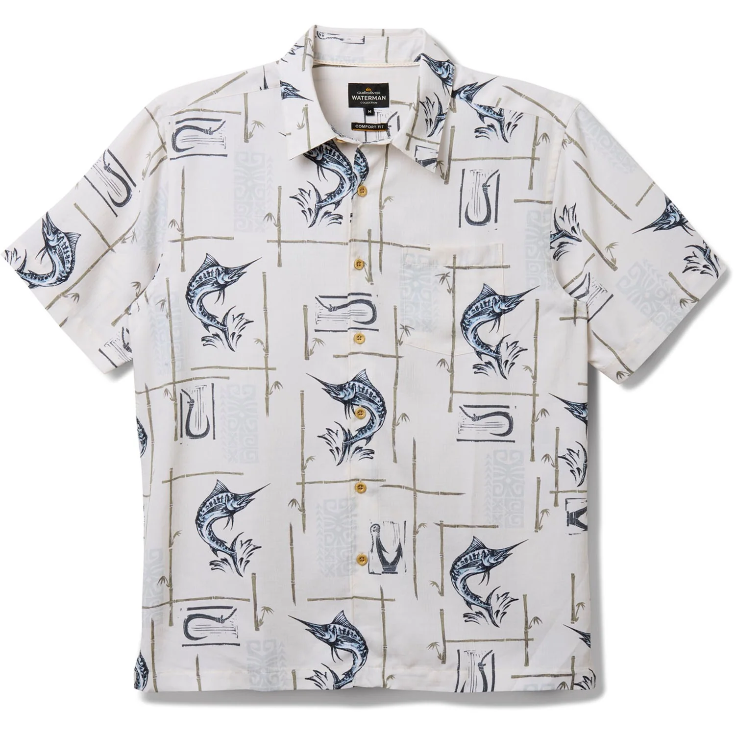 Quiksilver - Mens Big Day Short Sleeve Woven Shirt - Image 5