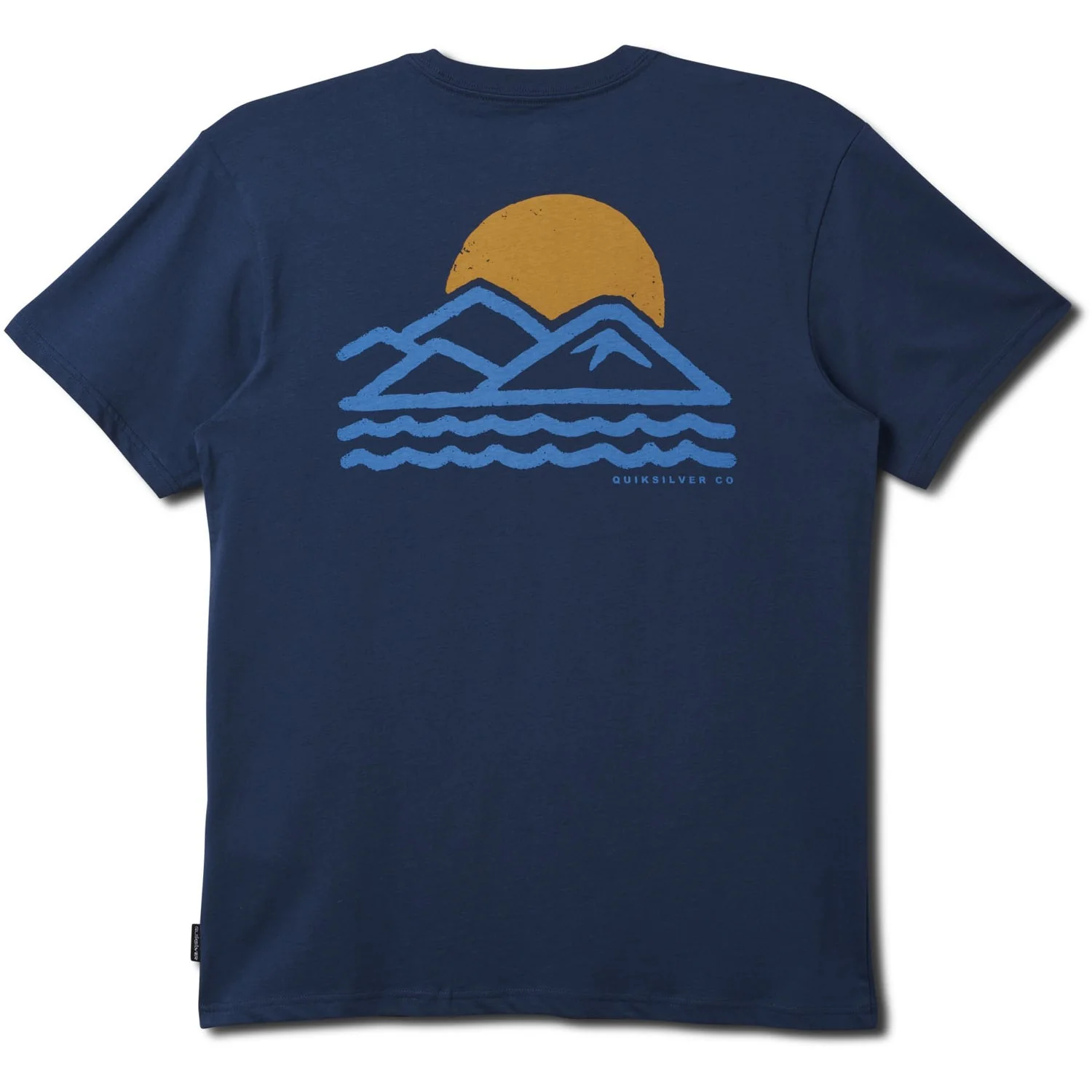 Quiksilver - Mens Blue Lines T-Shirt - Image 2