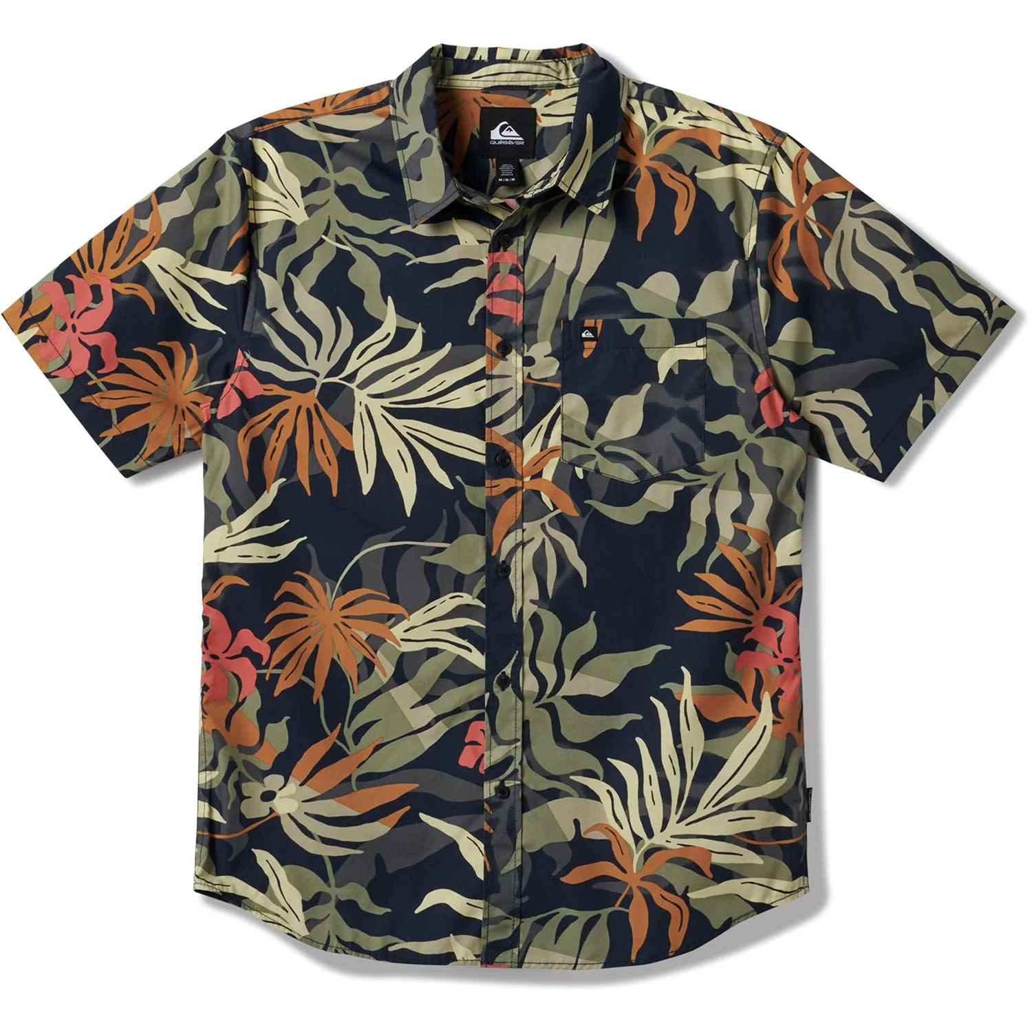 Quiksilver - Mens Blueweed Classic Short Sleeve Woven Shirt