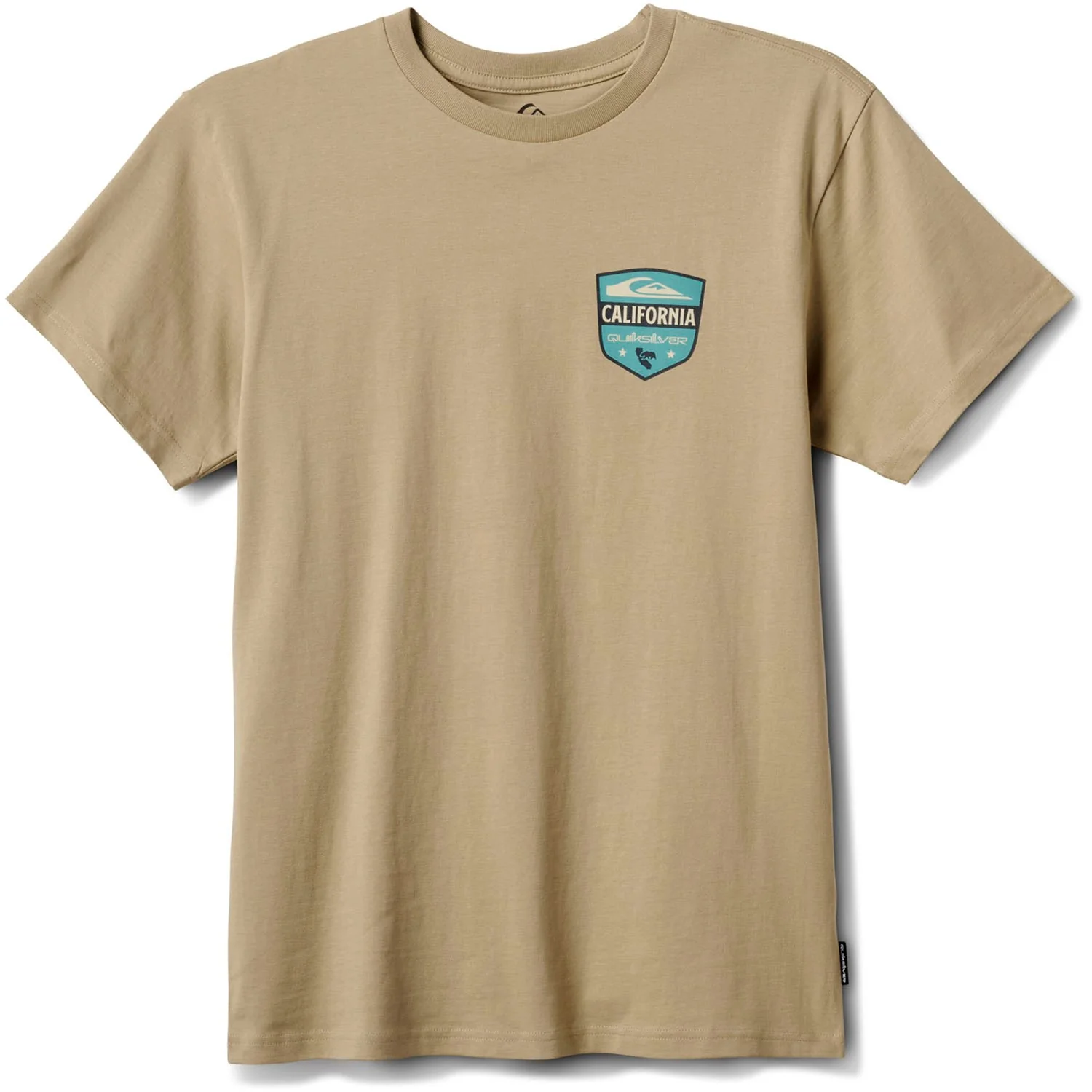 Quiksilver - Mens Ca Badge Mt0 Short Sleeve Graphic T-Shirt - Image 3