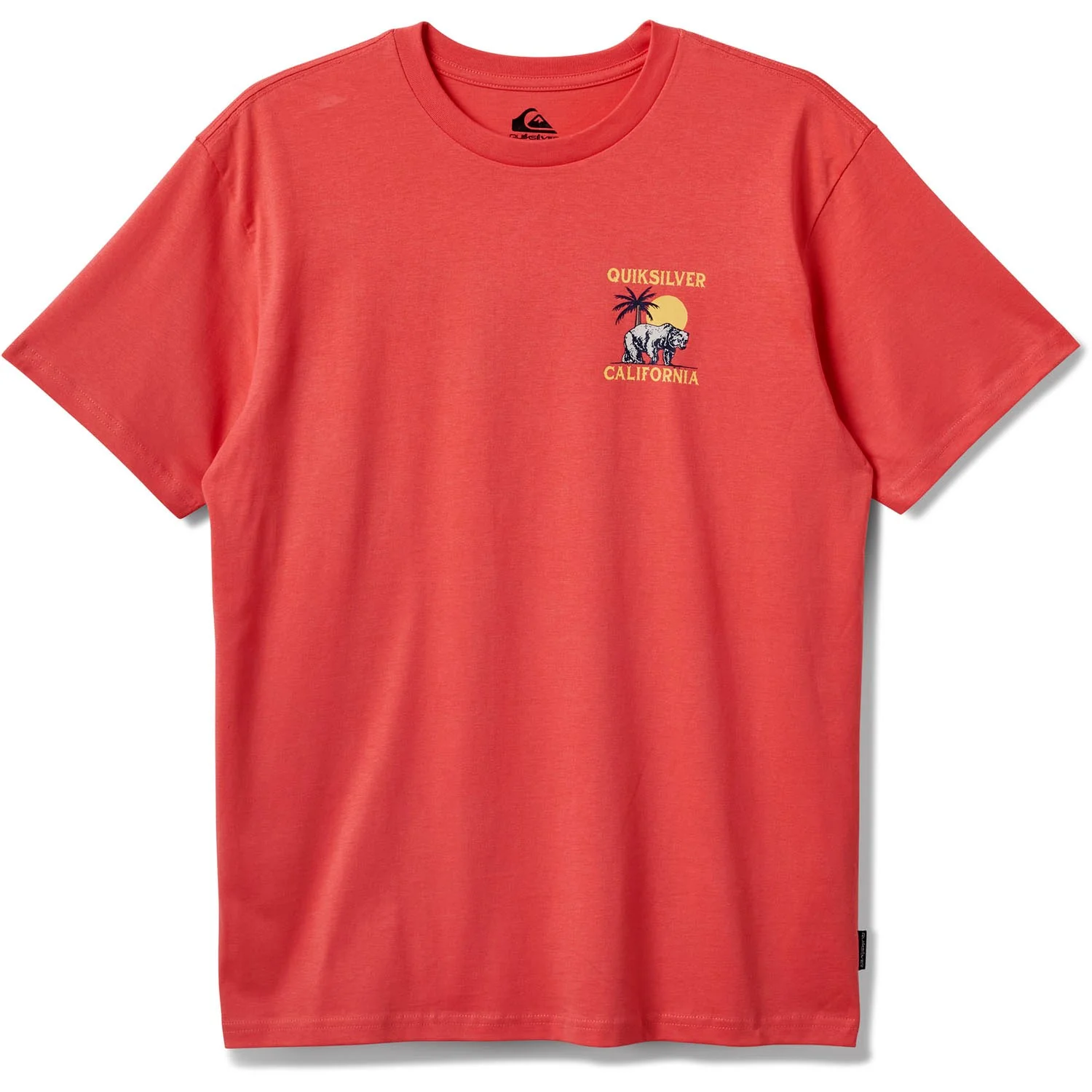 Quiksilver - Mens Ca Bear Set Mt0 Short Sleeve Graphic T-Shirt - Image 4