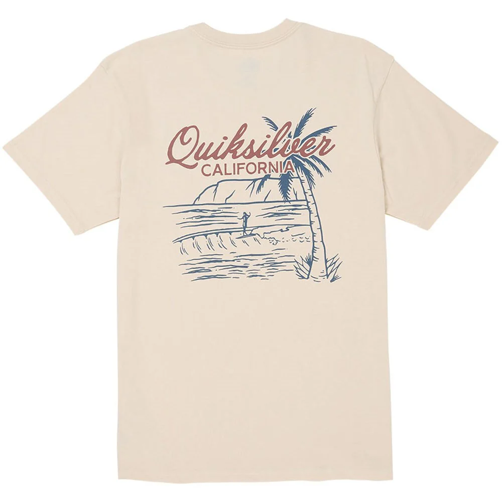 Quiksilver - Mens Ca San O Day Mt0 Short Sleeve Graphic T-Shirt - Image 2