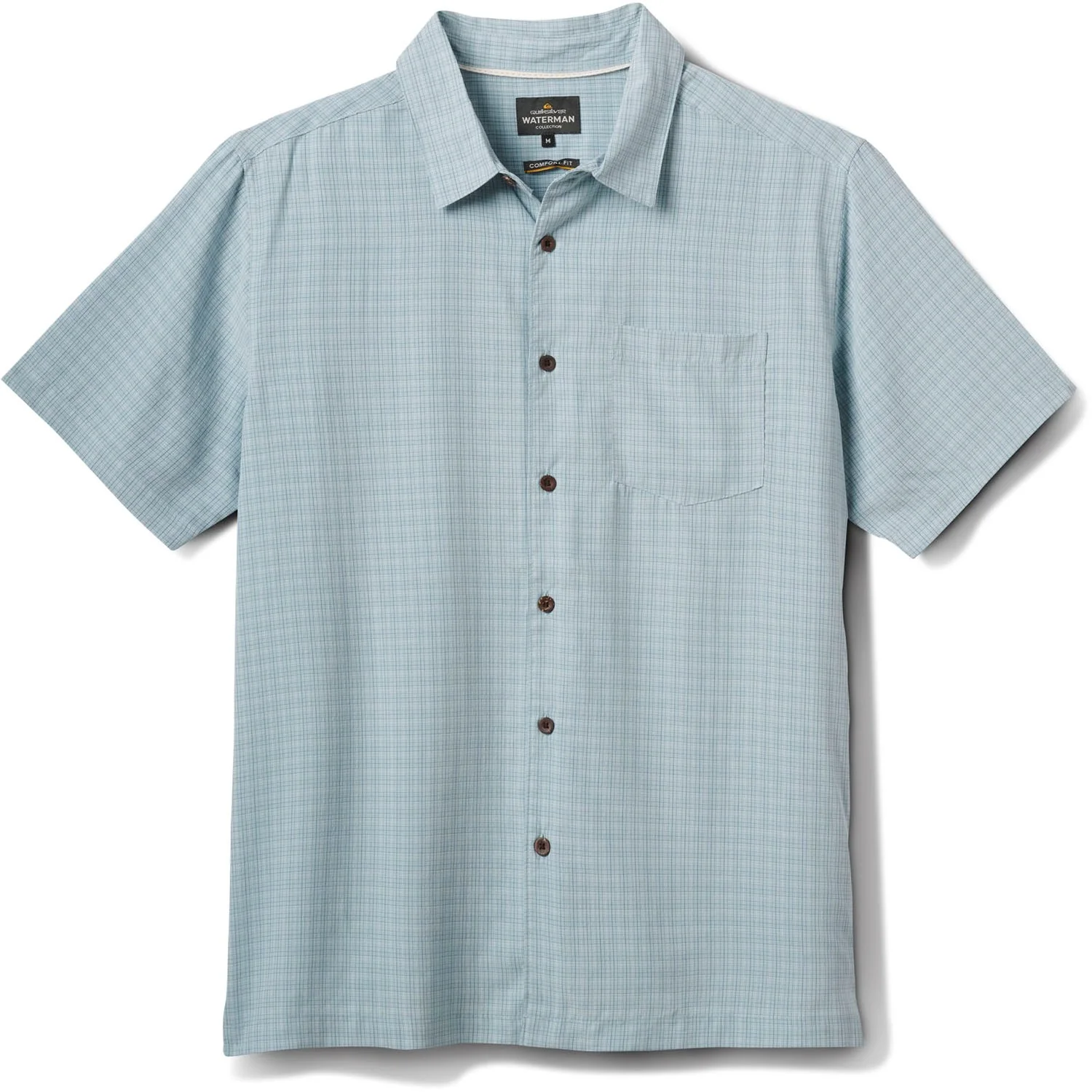 Quiksilver - Mens Checkmate Short Sleeve Woven Shirt - Image 3
