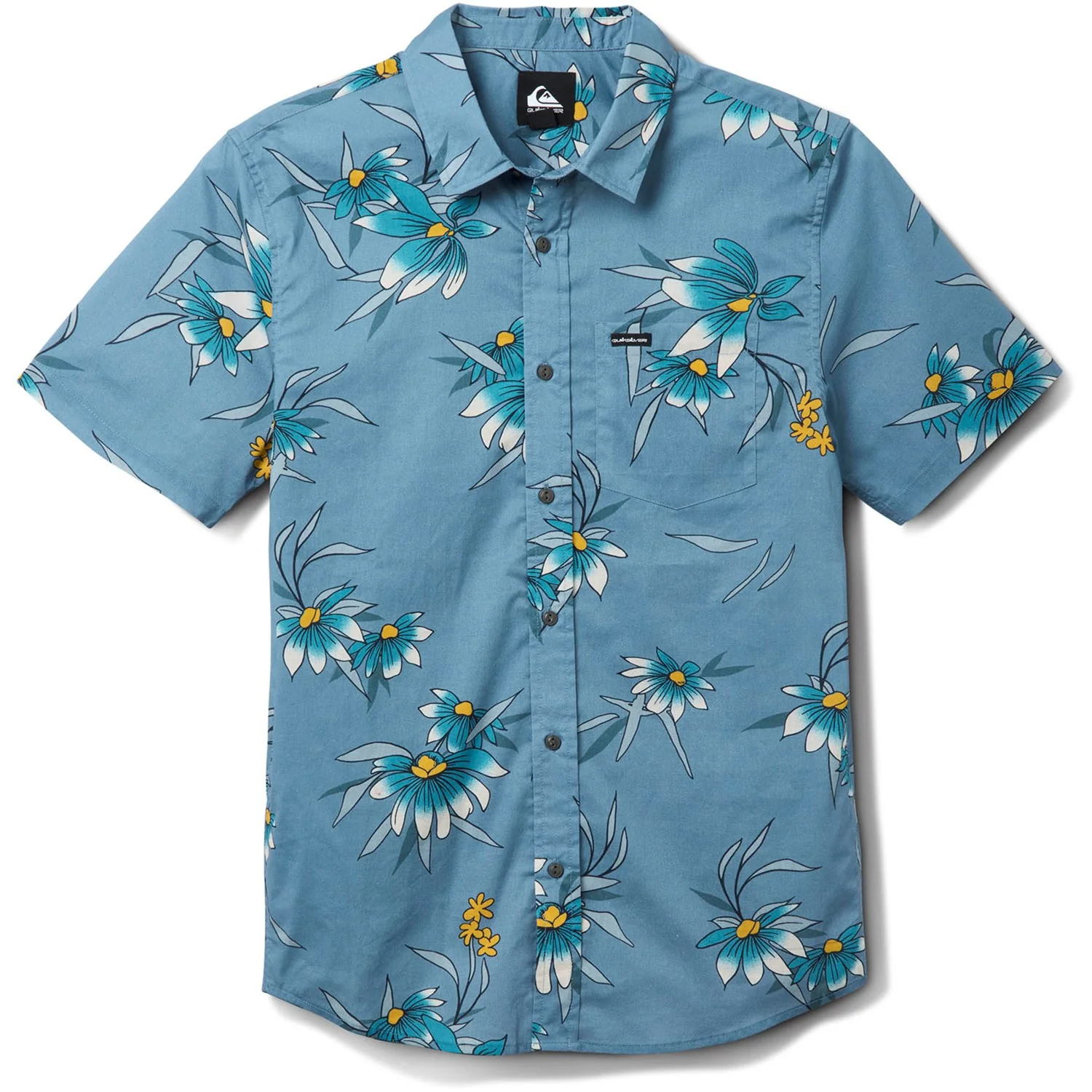 Quiksilver - Mens Coastal Flora Classic Short Sleeve Woven Shirt