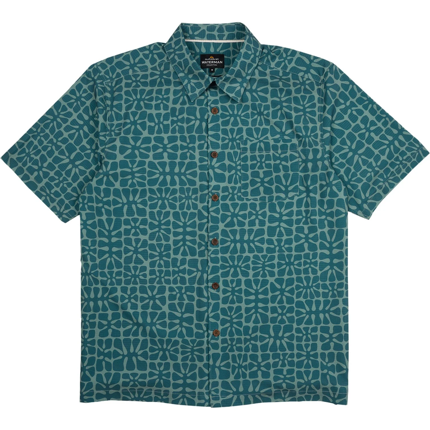 Quiksilver - Mens Coral Sea Short Sleeve Woven Shirt - Image 2