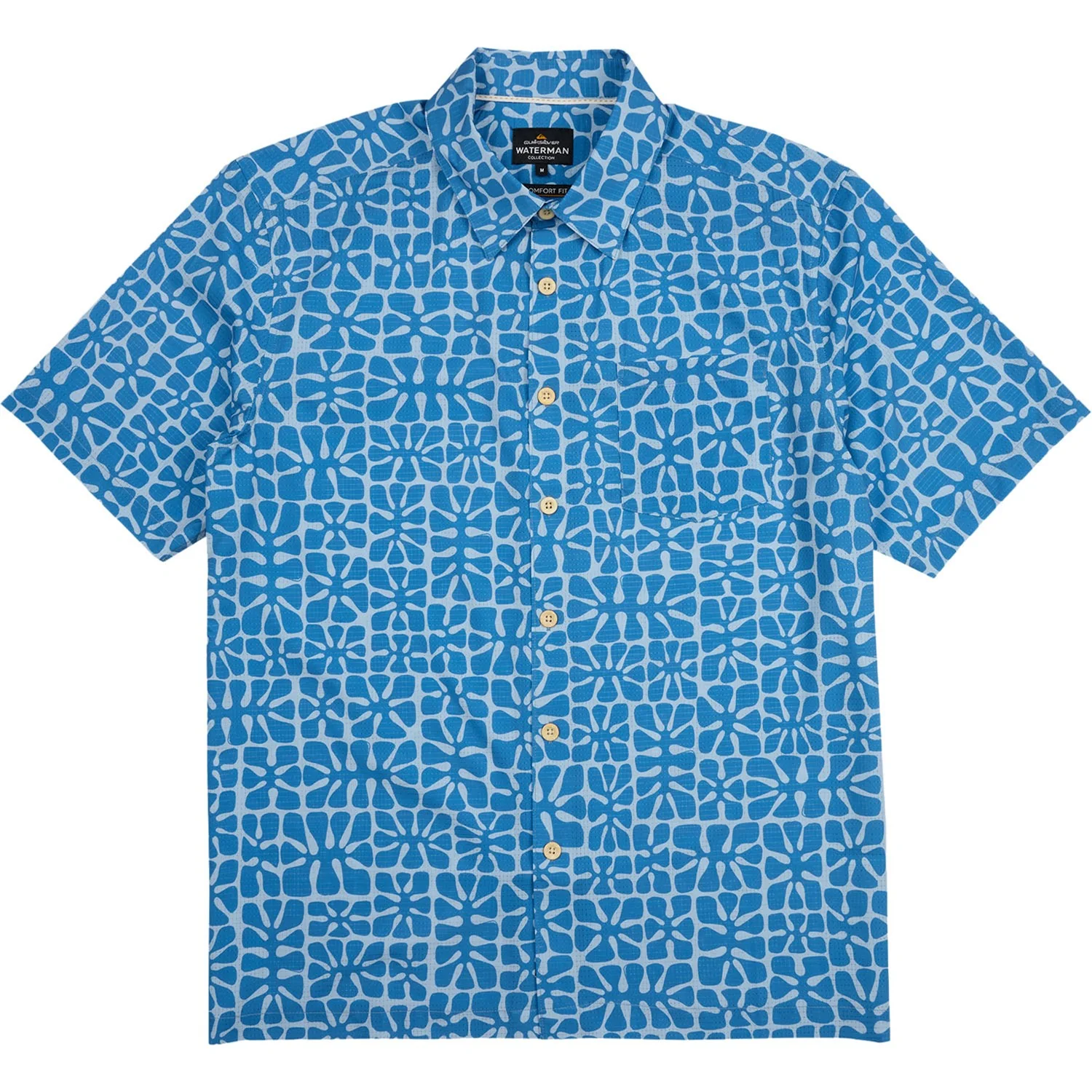 Quiksilver - Mens Coral Sea Short Sleeve Woven Shirt - Image 3