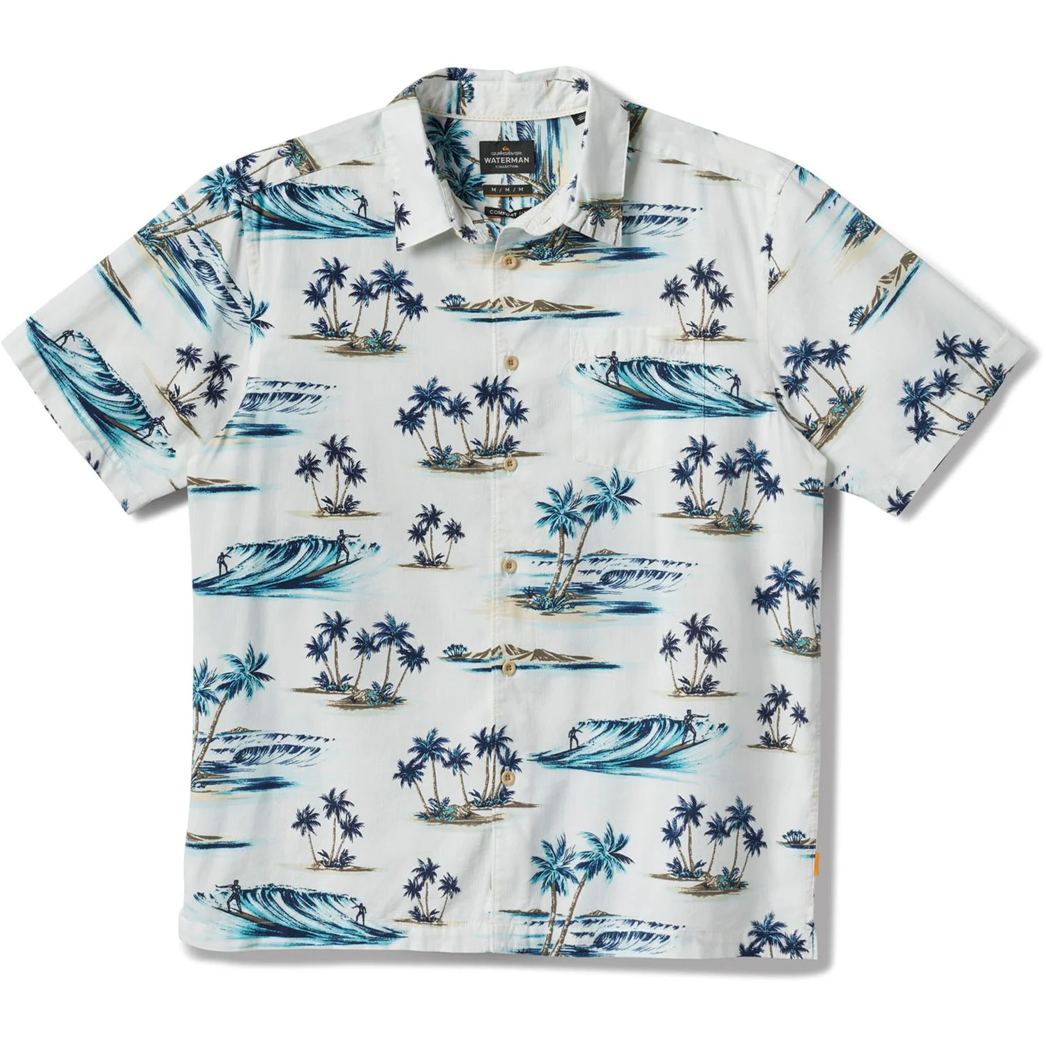Quiksilver - Mens Day Dreamin' Short Sleeve Woven Shirt - Image 3