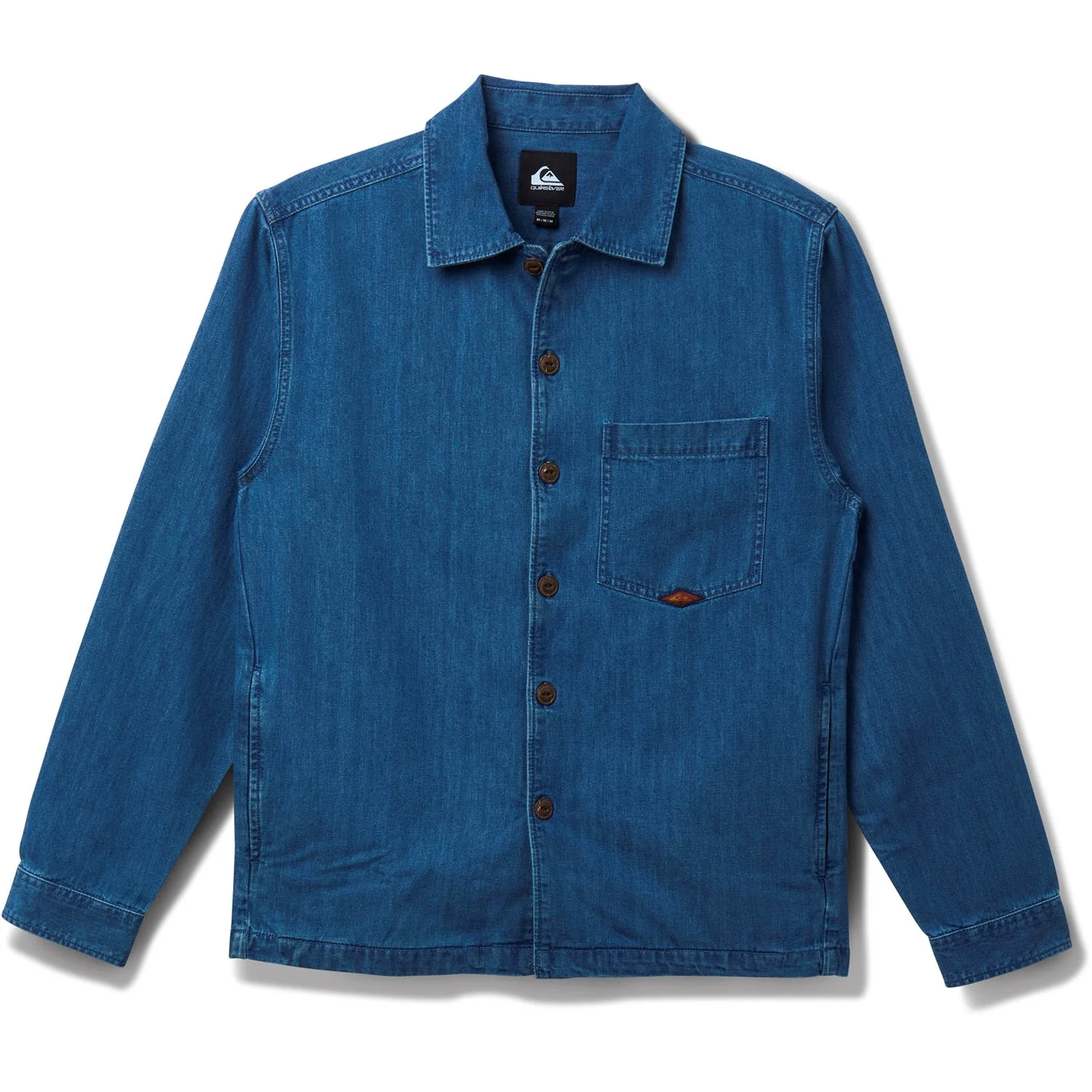 Quiksilver - Mens Denim Over Shirt Long Sleeve Woven
