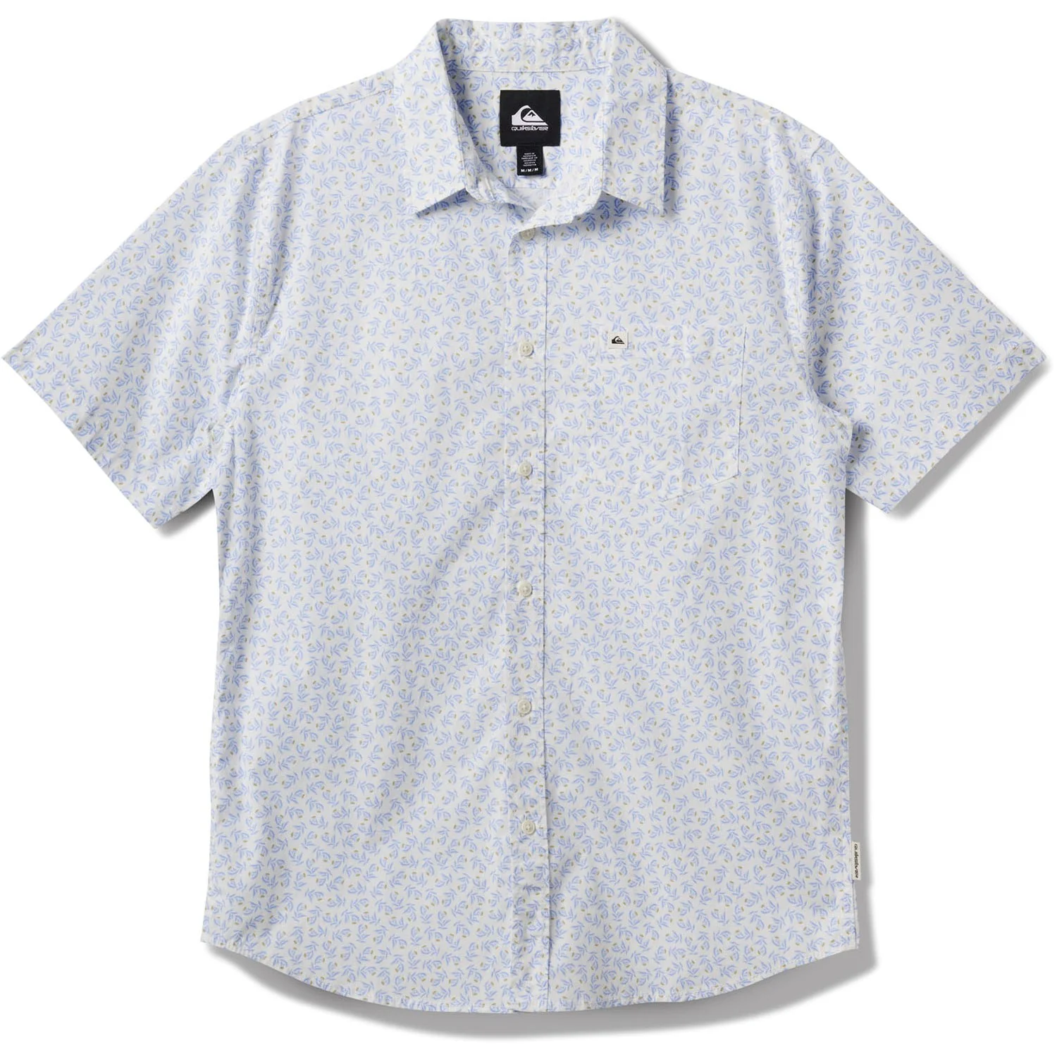 Quiksilver - Mens Ditseaweed Classic Stretch Short Sleeve Woven Shirt - Image 2