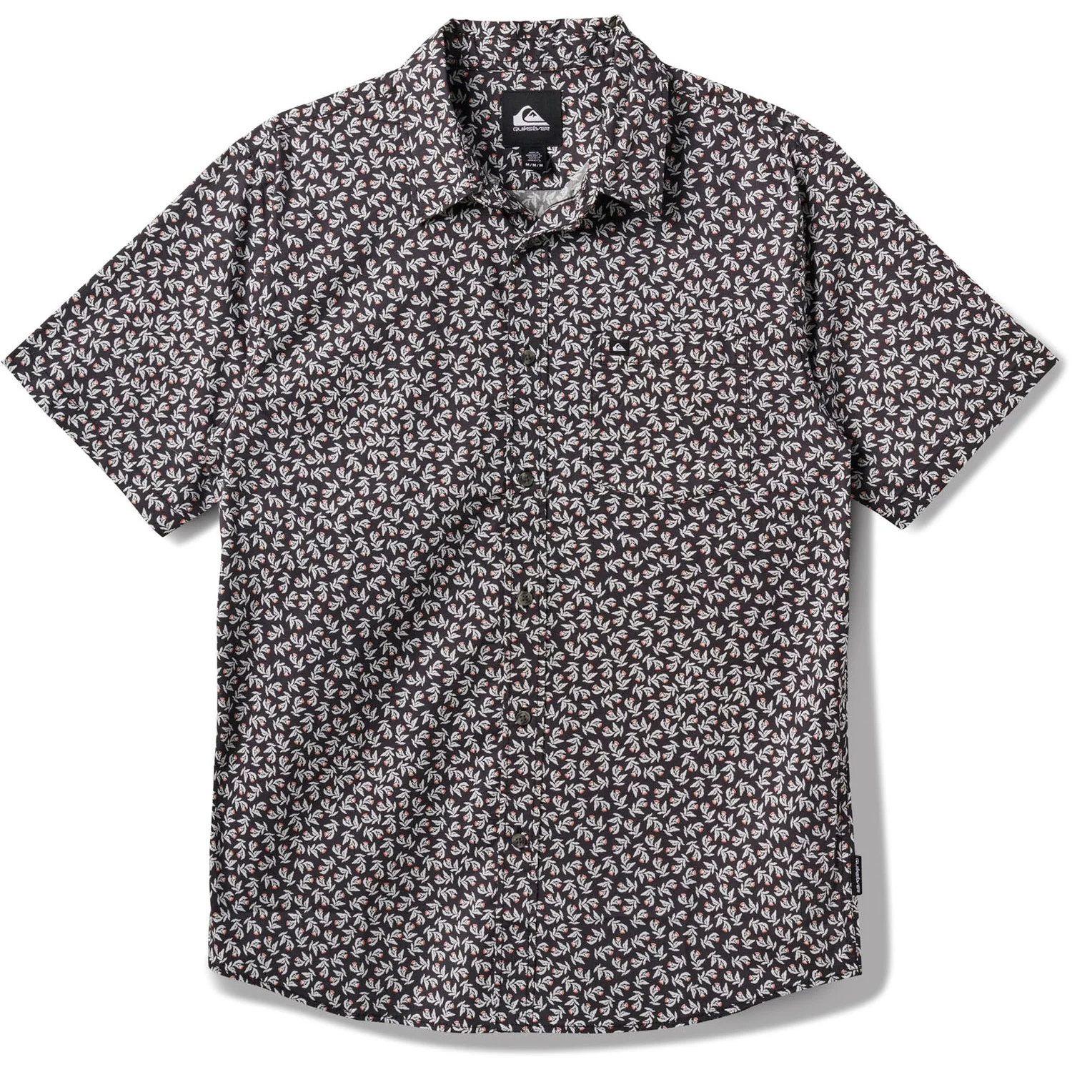 Quiksilver - Mens Ditseaweed Classic Stretch Short Sleeve Woven Shirt - Image 3