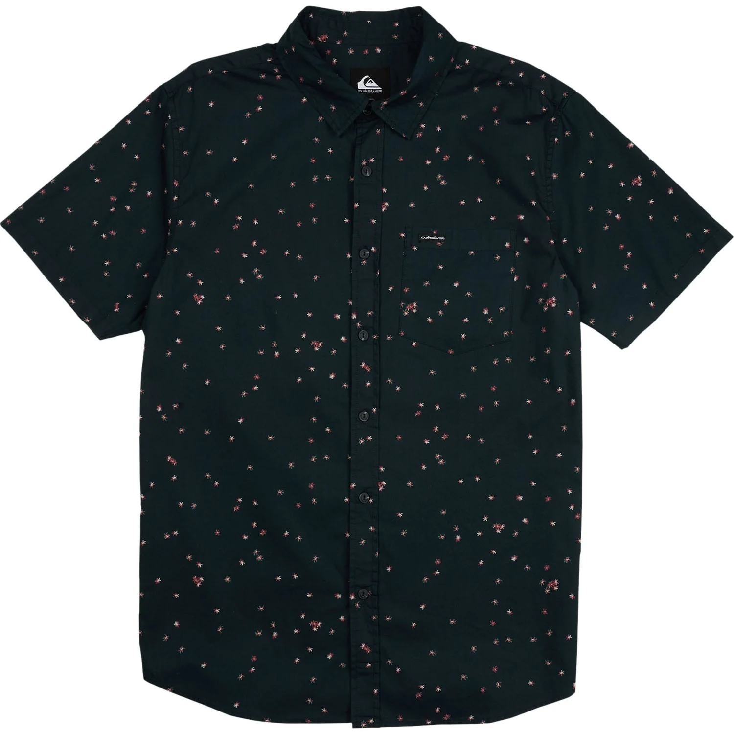 Quiksilver - Mens Ditsy Blossom Classic Short Sleeve Woven Shirt