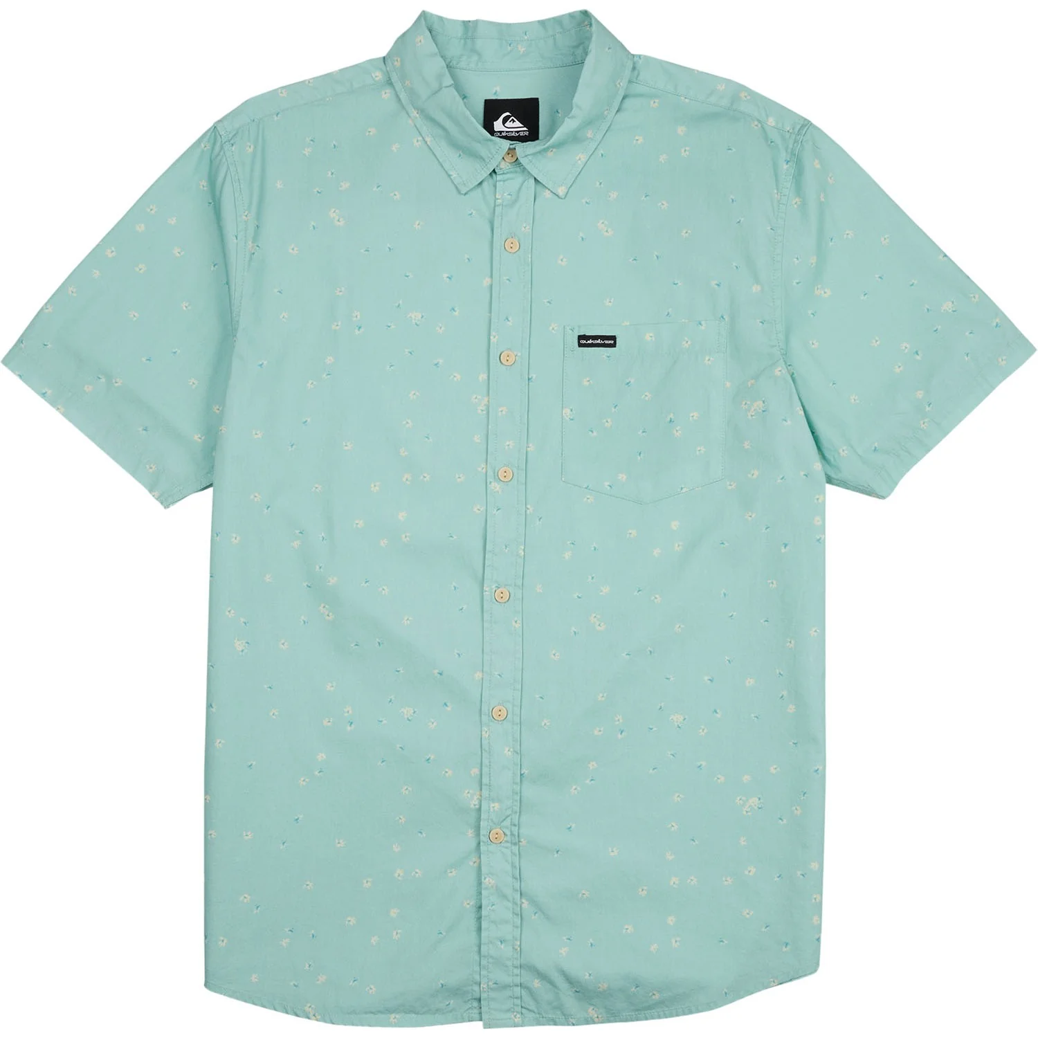 Quiksilver - Mens Ditsy Blossom Classic Short Sleeve Woven Shirt - Image 2