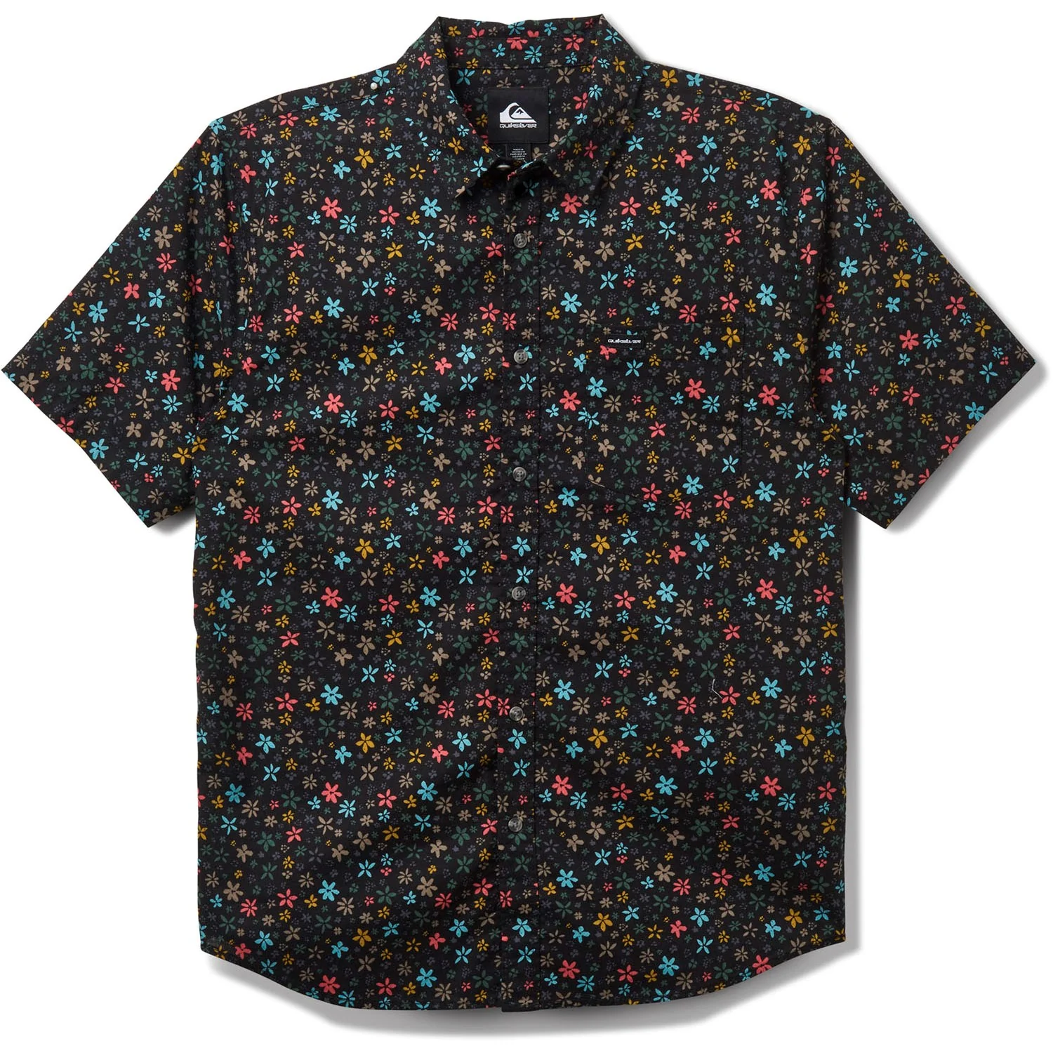 Quiksilver - Mens Ditsy Mini Classic Short Sleeve Woven Shirt