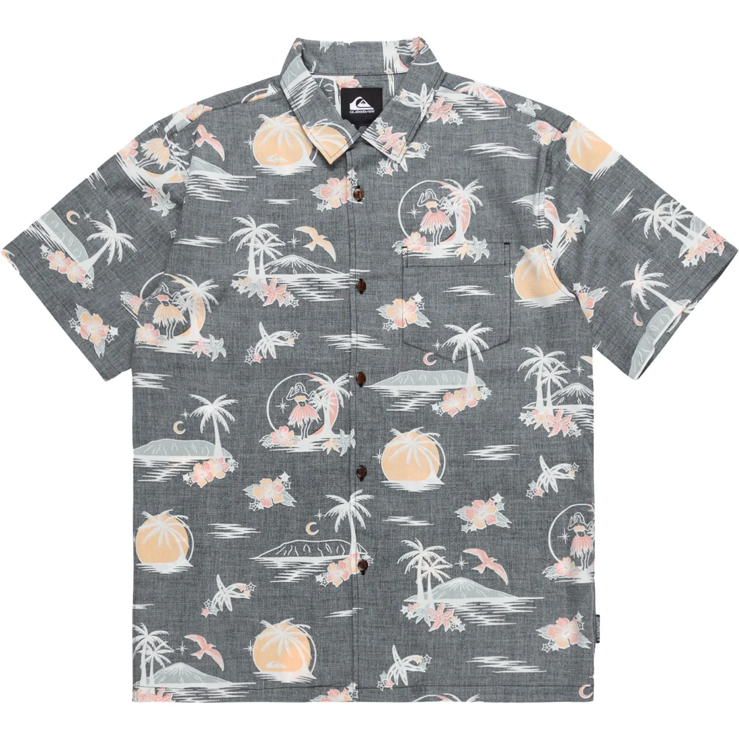 Quiksilver - Mens Dna Destination Island Short Sleeve Shirt - Image 2