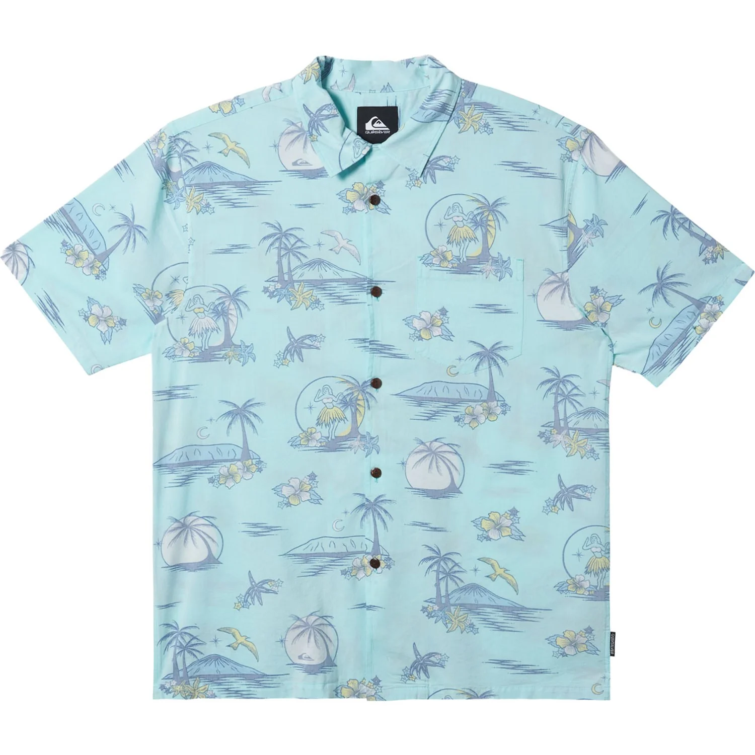 Quiksilver - Mens Dna Destination Island Short Sleeve Shirt - Image 4