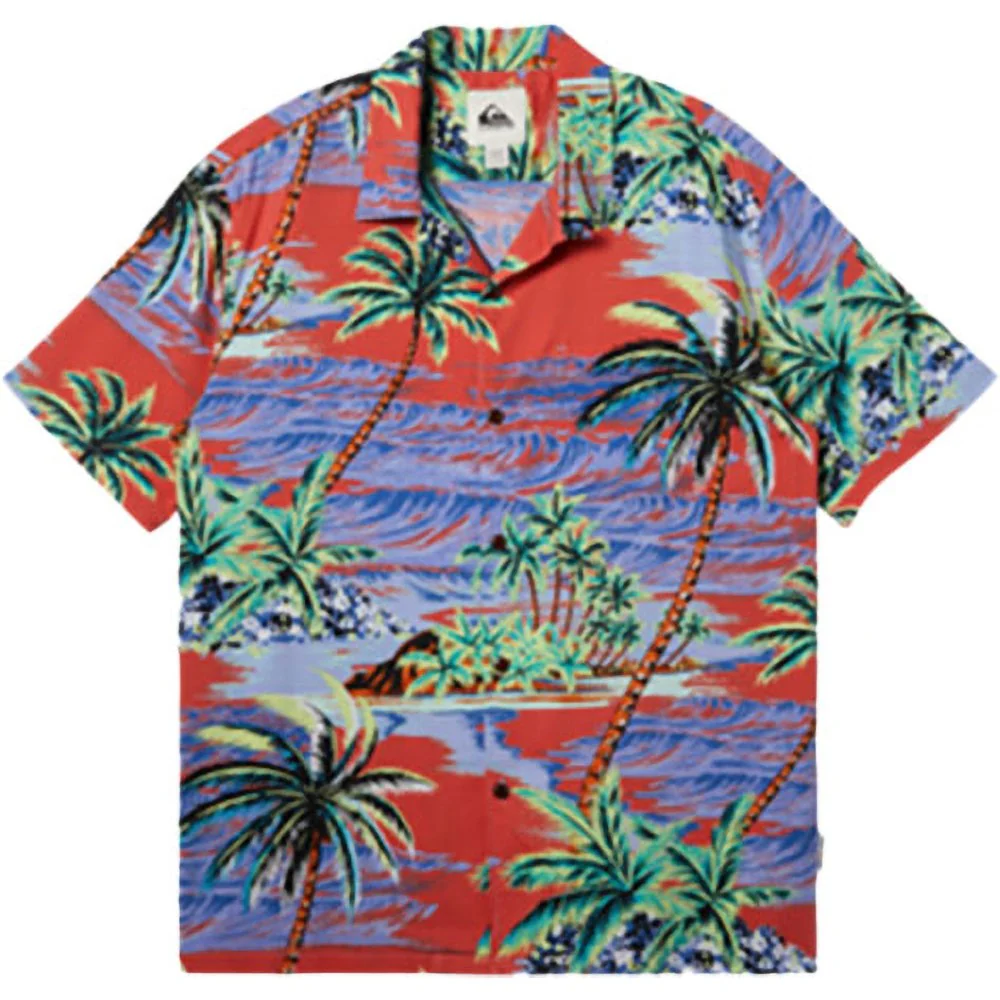 Quiksilver - Mens Dna Island Short Sleeve Shirt - Image 3