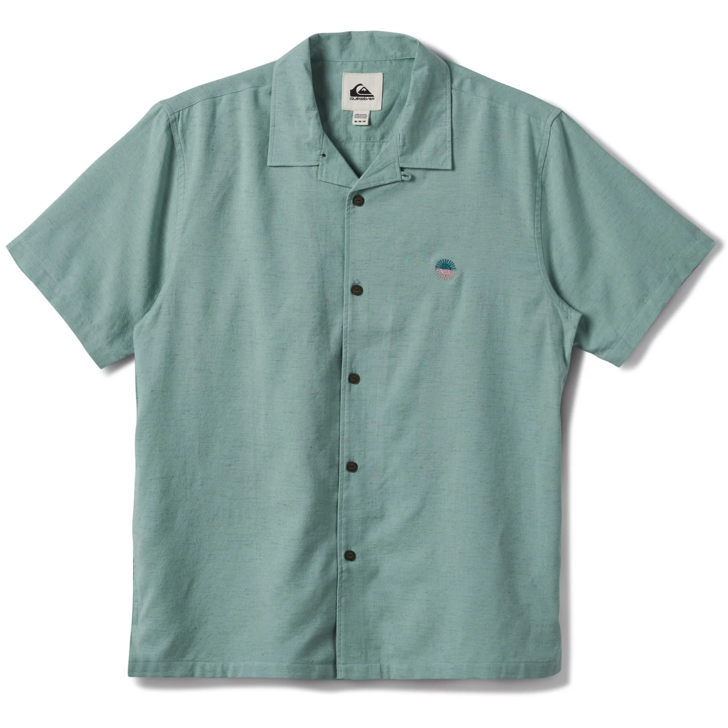 Quiksilver - Mens Flecky Island Short Sleeve Shirt - Image 3