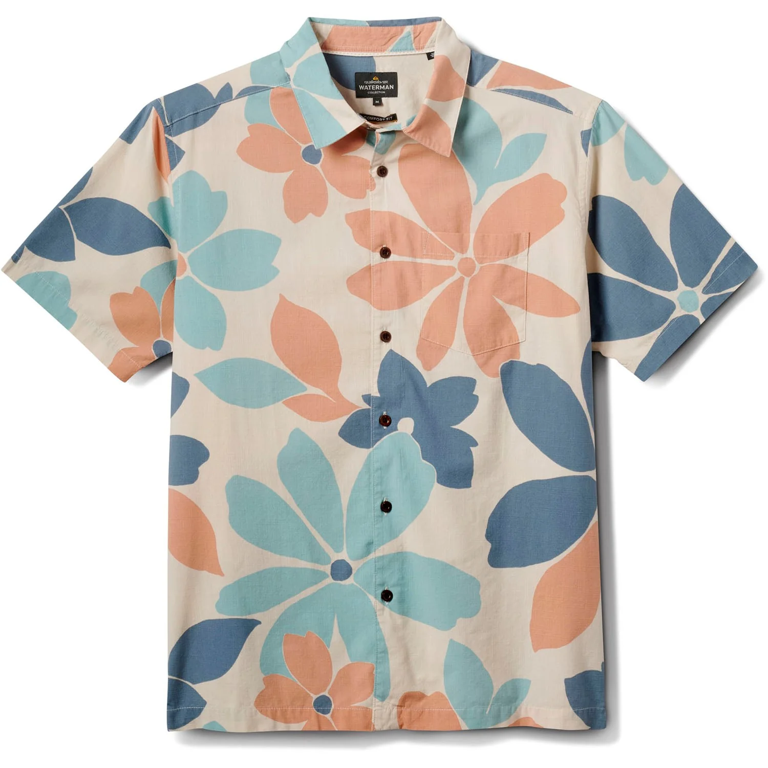 Quiksilver - Mens Flower Power Short Sleeve Woven Shirt - Image 2