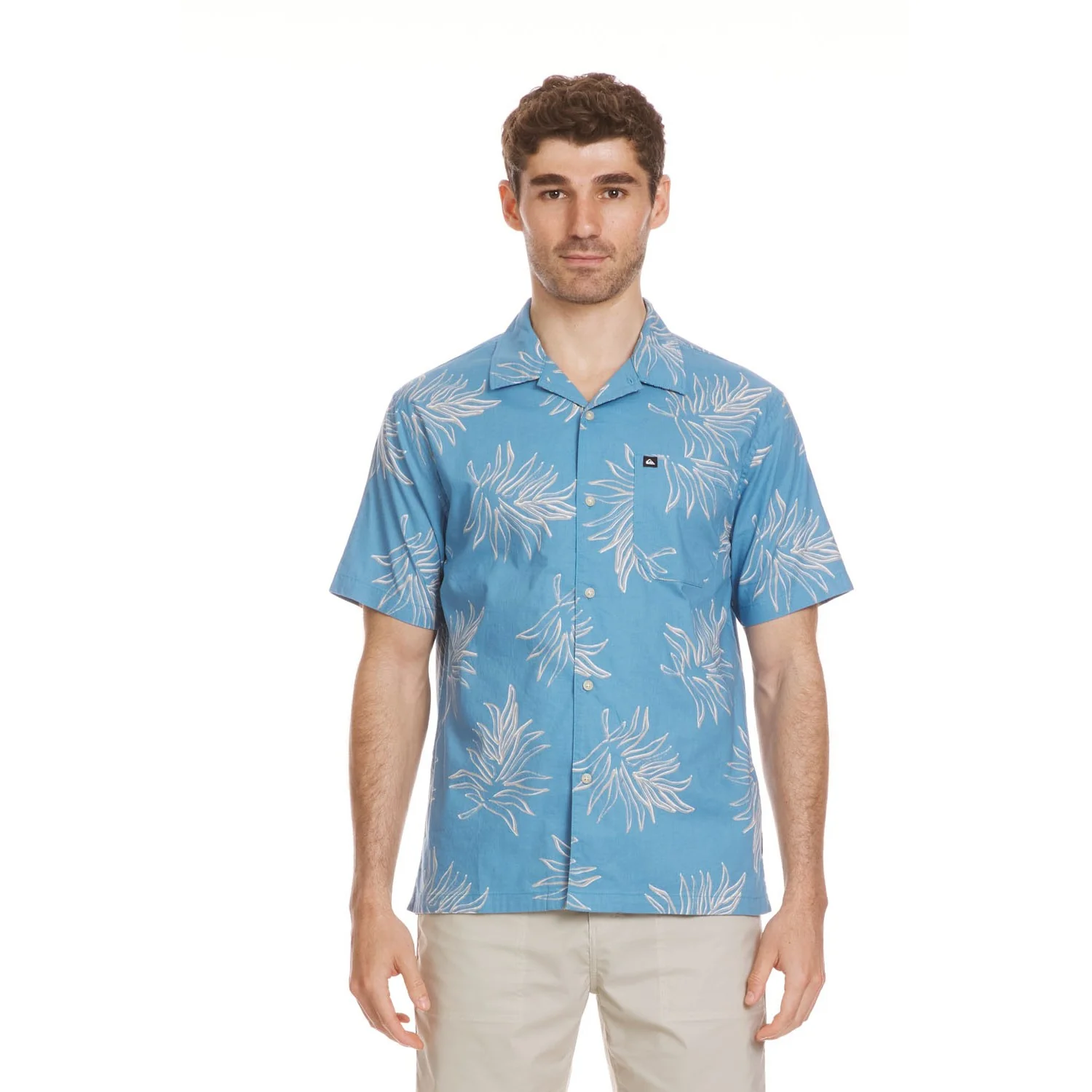 Quiksilver - Mens Island Palms Casual Short Sleeve Shirt - Image 2