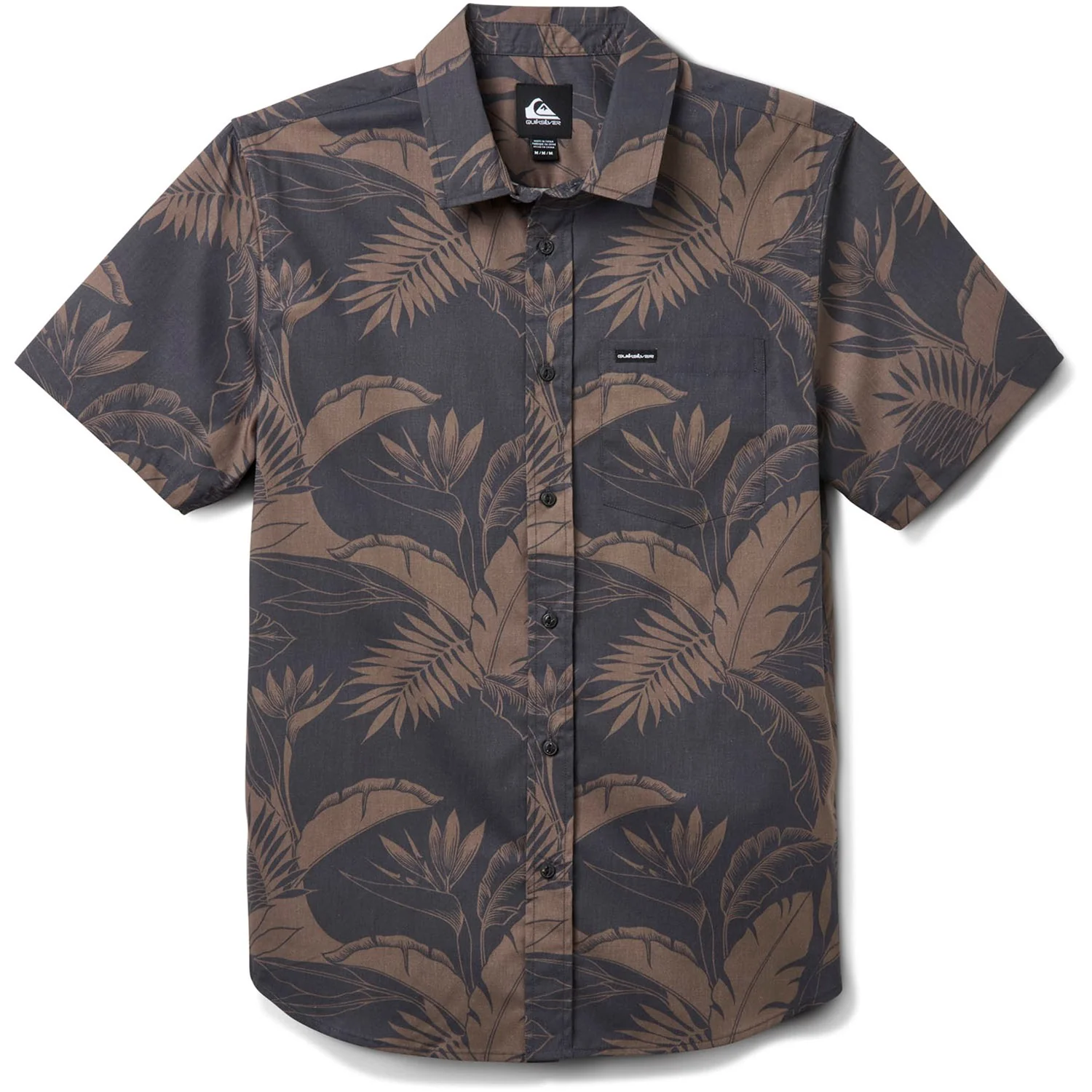 Quiksilver - Mens Kahanu Classic Short Sleeve Woven Shirt - Image 2