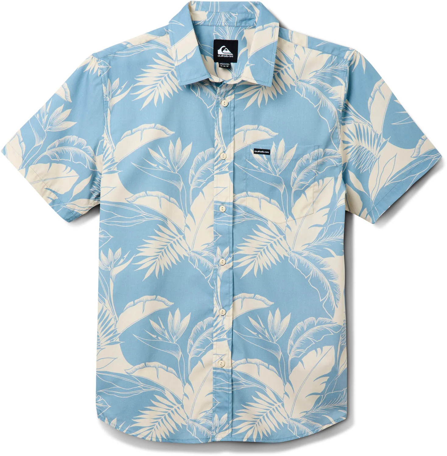 Quiksilver - Mens Kahanu Classic Short Sleeve Woven Shirt - Image 3