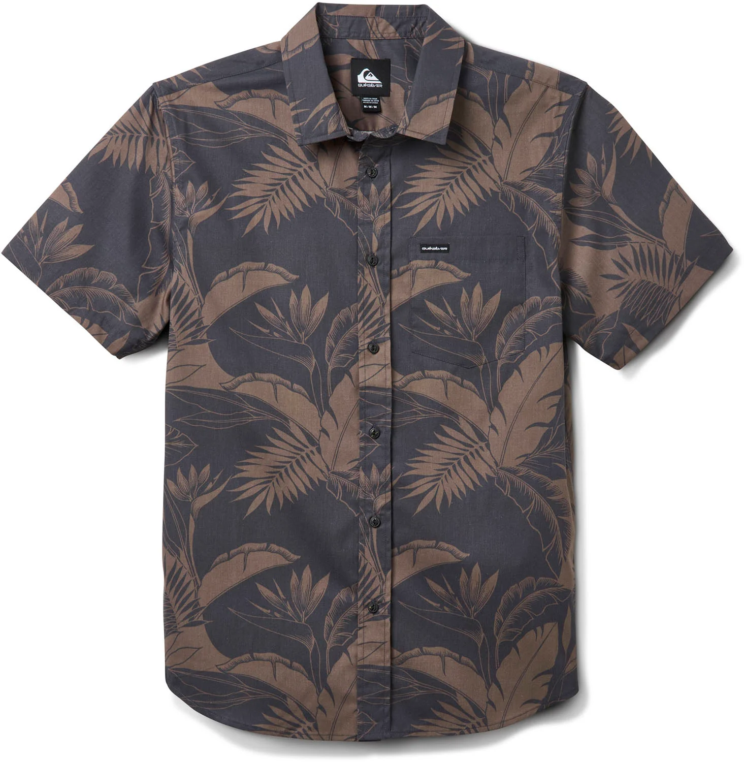 Quiksilver - Mens Kahanu Classic Short Sleeve Woven Shirt - Image 4