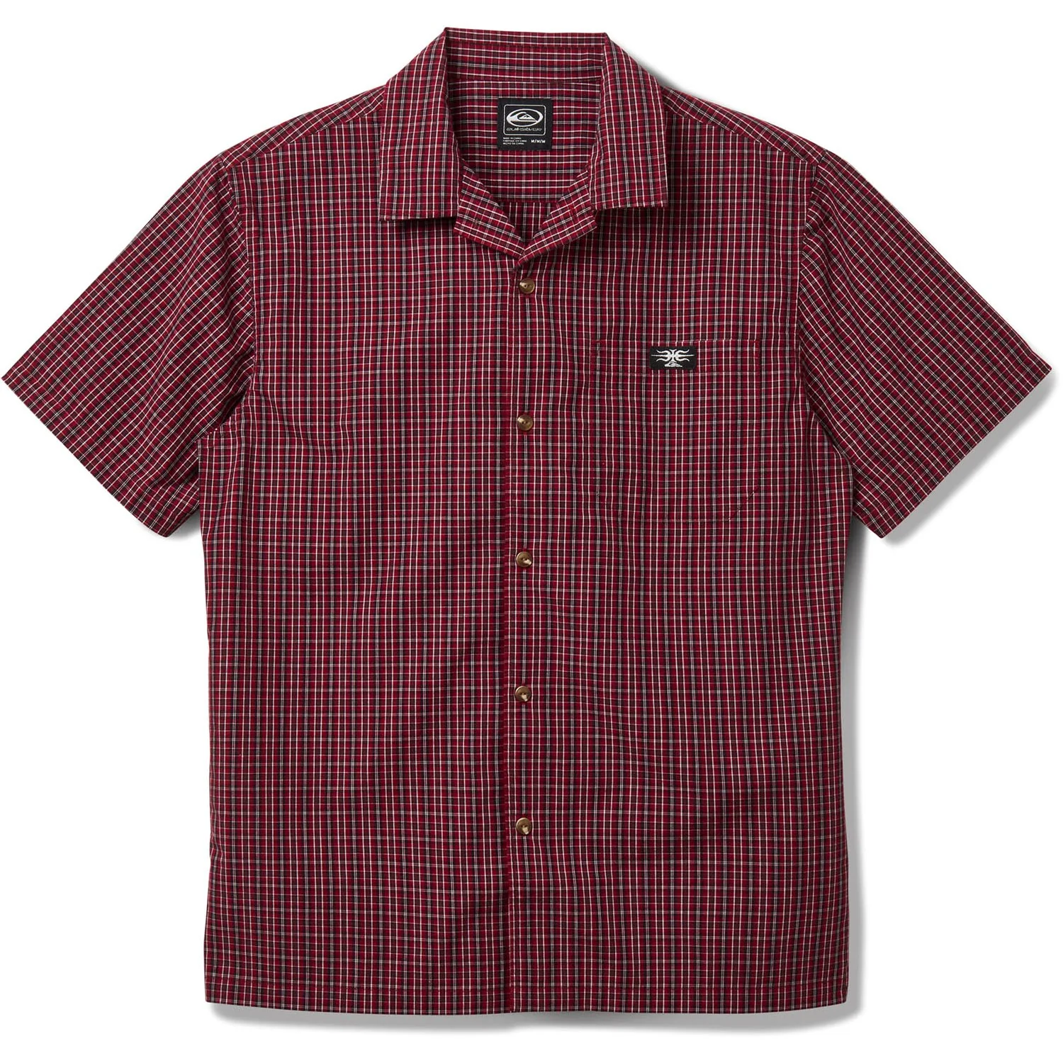 Quiksilver - Mens Liquid Metal Short Sleeve Woven Shirt - Image 3
