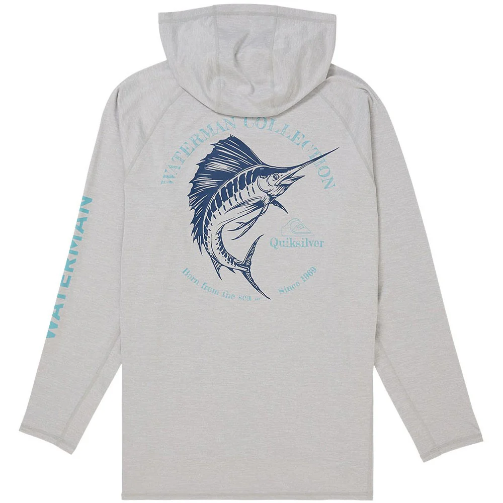 Quiksilver - Mens Marley Long Sleeve Hooded Surf T-Shirt
