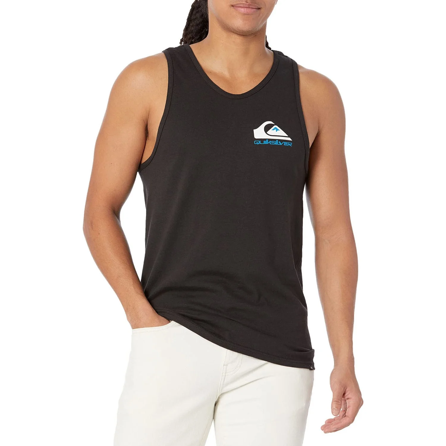 Quiksilver - Mens Mw Logo Back Tank Top