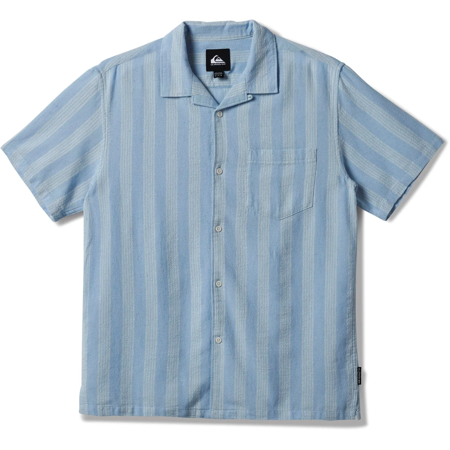Quiksilver - Mens Nightfall Island Short Sleeve Woven Shirt - Image 3