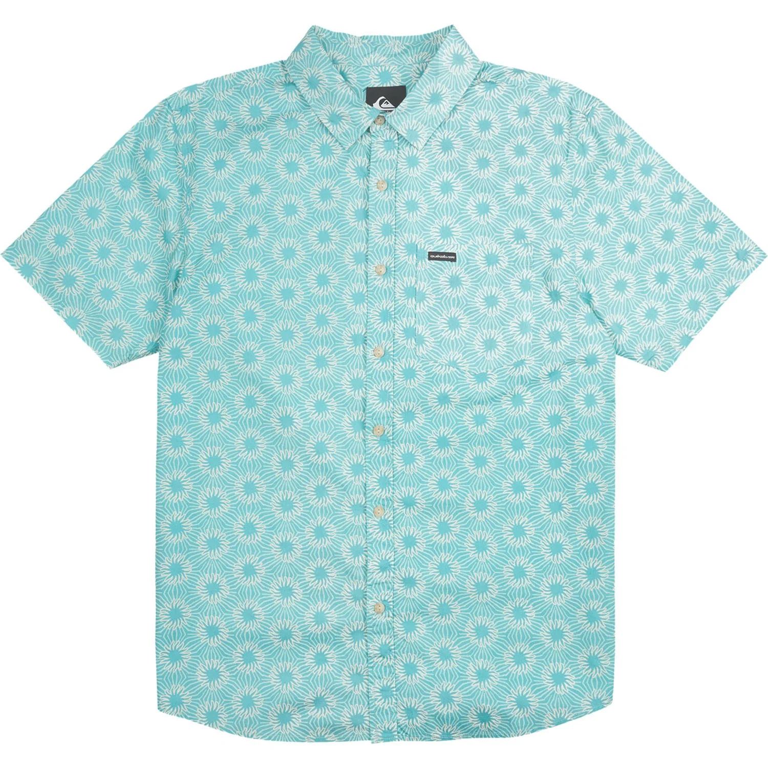 Quiksilver - Mens Ocean Mayhem Classic Short Sleeve Woven Shirt
