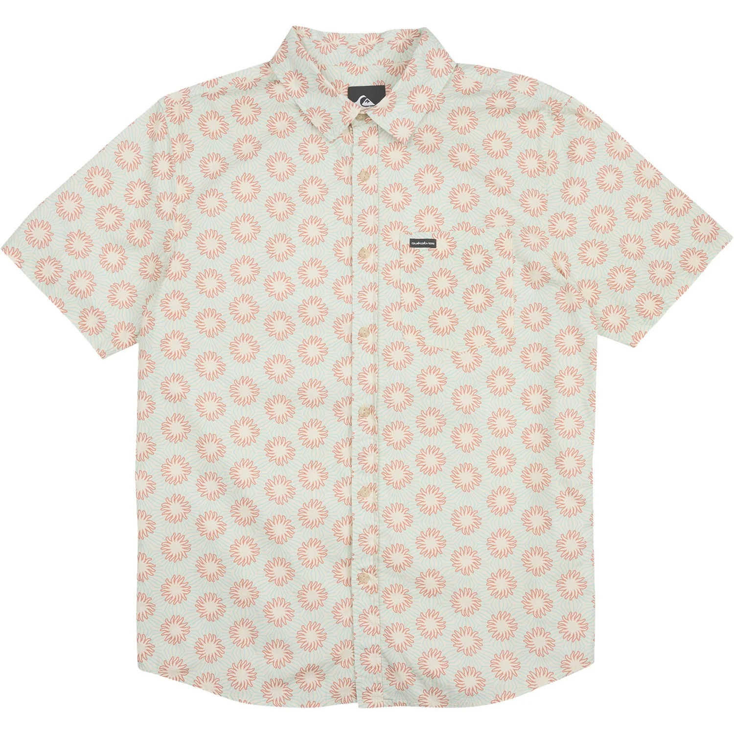 Quiksilver - Mens Ocean Mayhem Classic Short Sleeve Woven Shirt - Image 2
