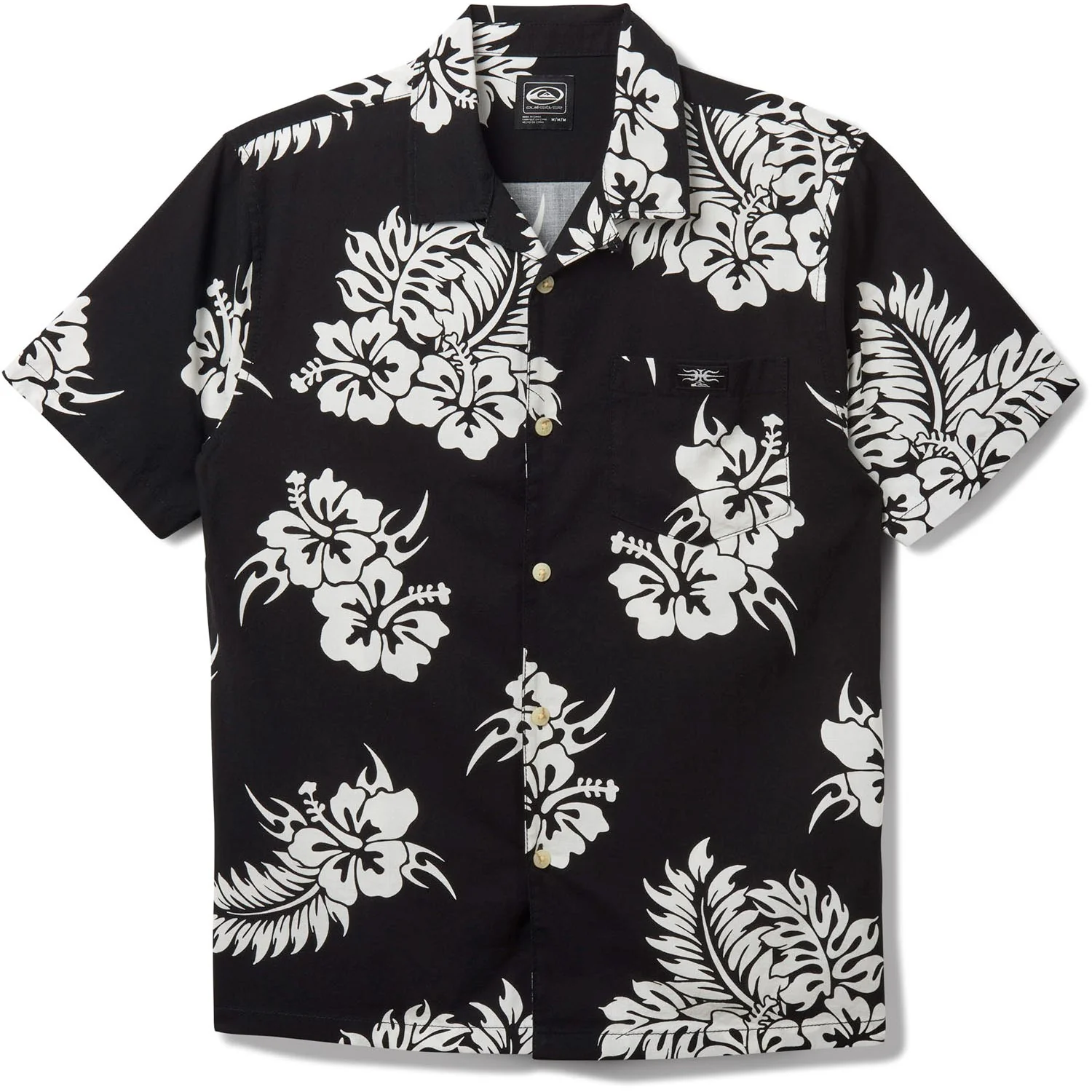 Quiksilver - Mens Pareo Dna Short Sleeve Woven Shirt