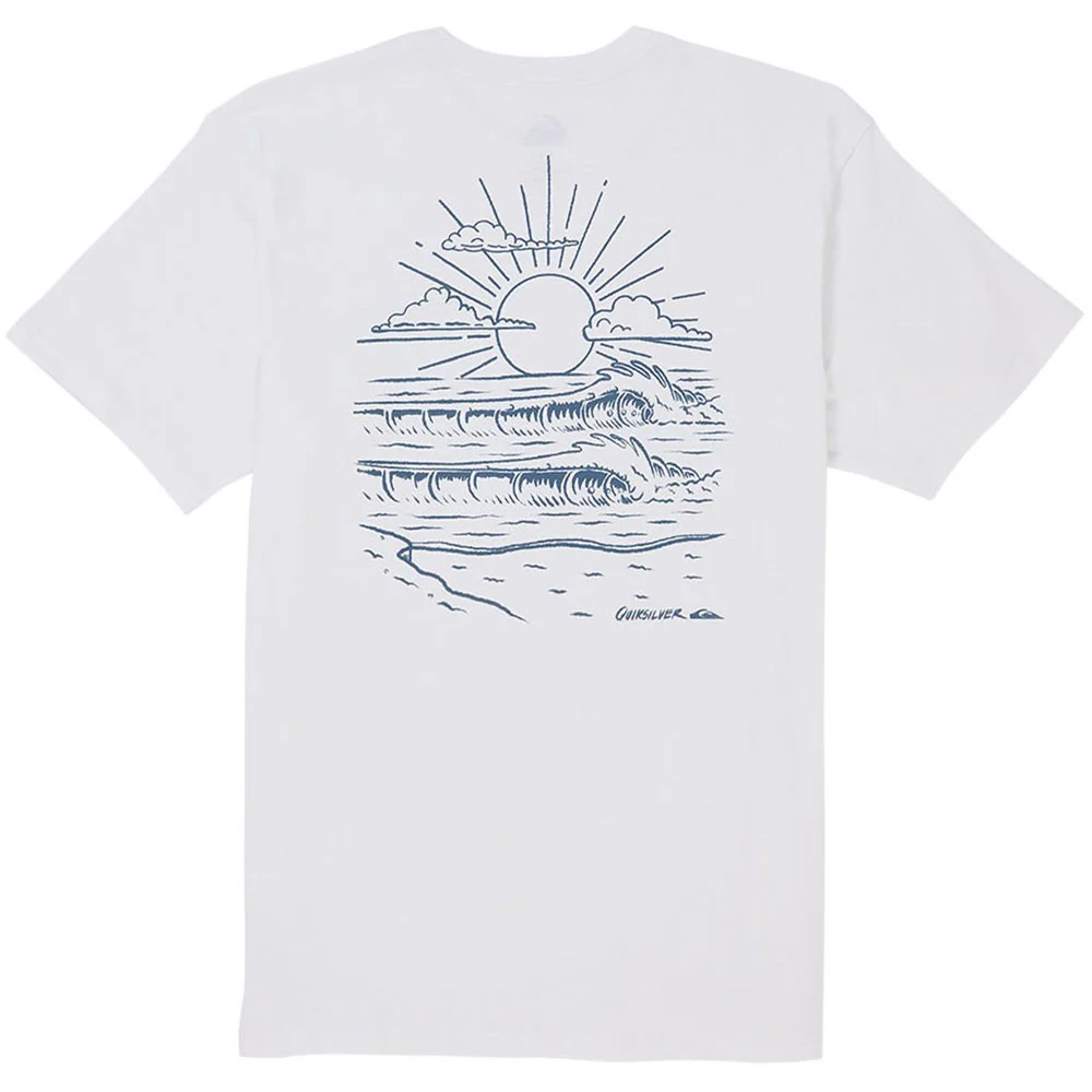 Quiksilver - Mens Pipe Dream Mt0 Short Sleeve Graphic T-Shirt - Image 2