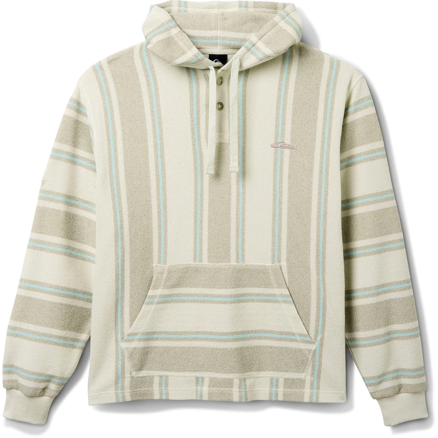 Quiksilver - Mens Playa Long Sleeve Henley Hoodie