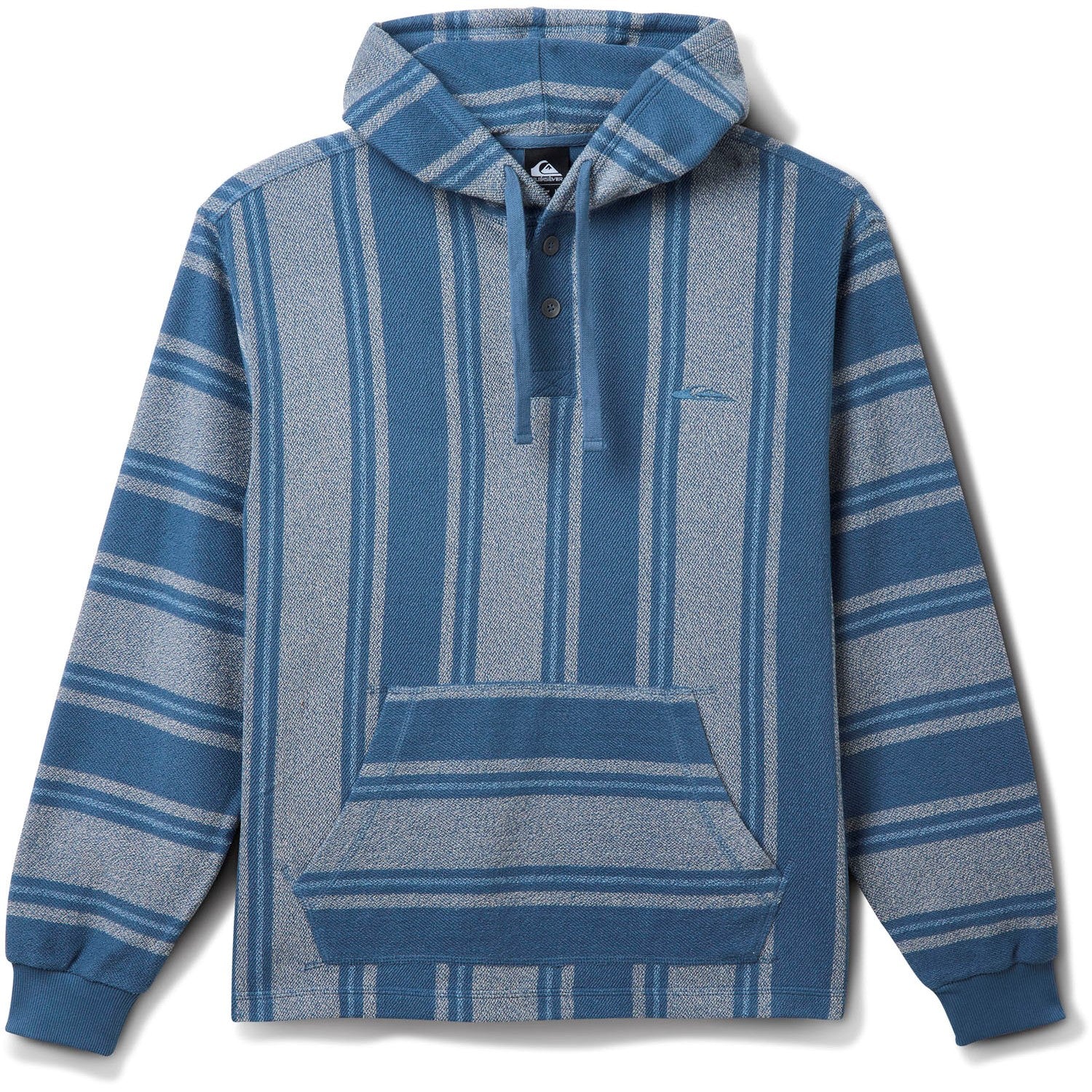 Quiksilver - Mens Playa Long Sleeve Henley Hoodie - Image 6