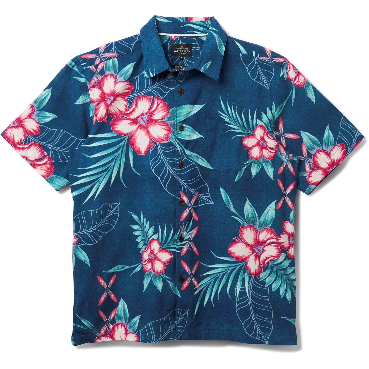 Quiksilver - Mens Playita Floral Short Sleeve Woven Shirt - Image 2