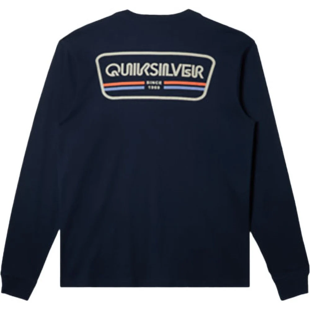 Quiksilver - Mens Range Life Long Sleeve Mu1 T-Shirt - Image 5