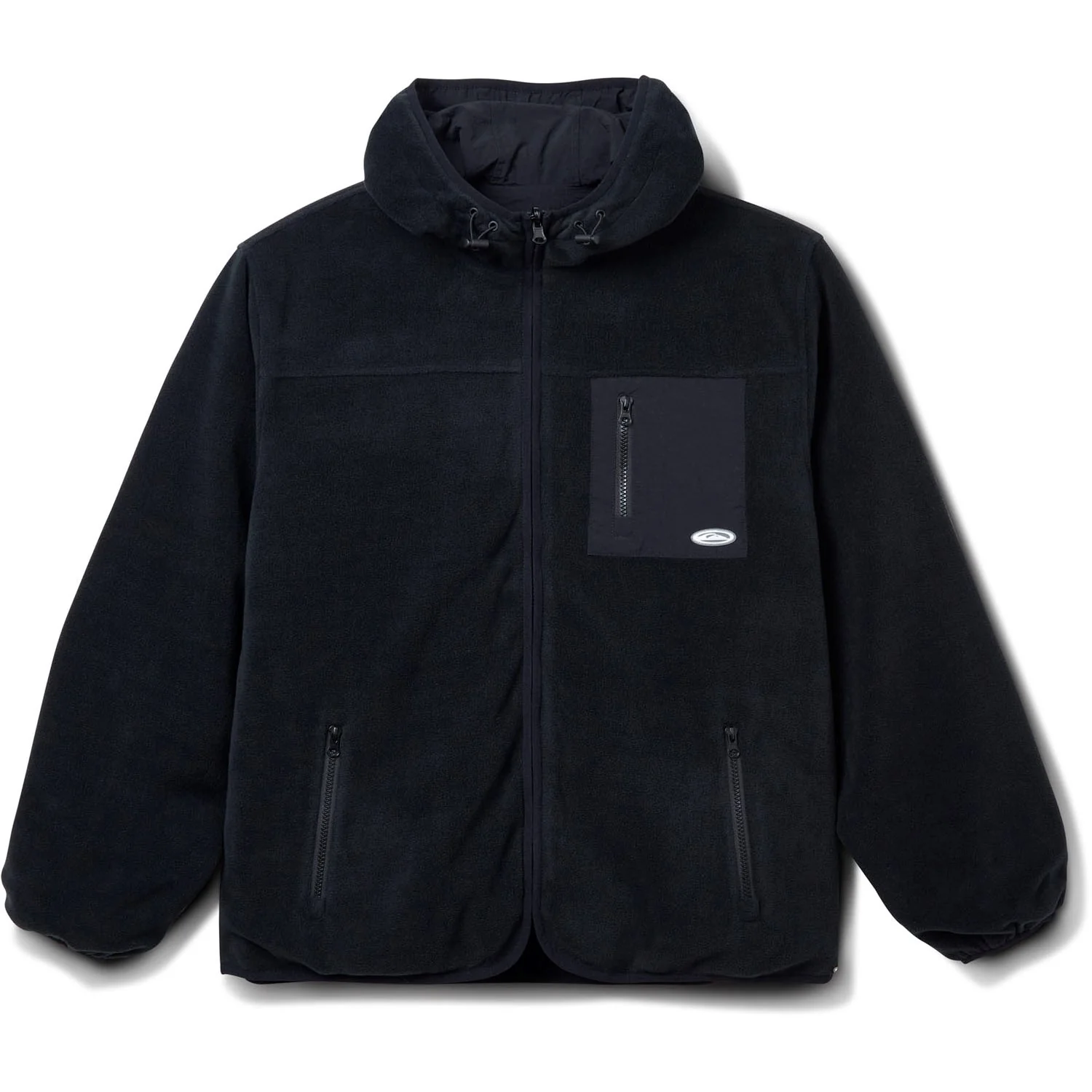 Quiksilver - Mens Reversible Zip Hoodie Long Sleeve Hoodie